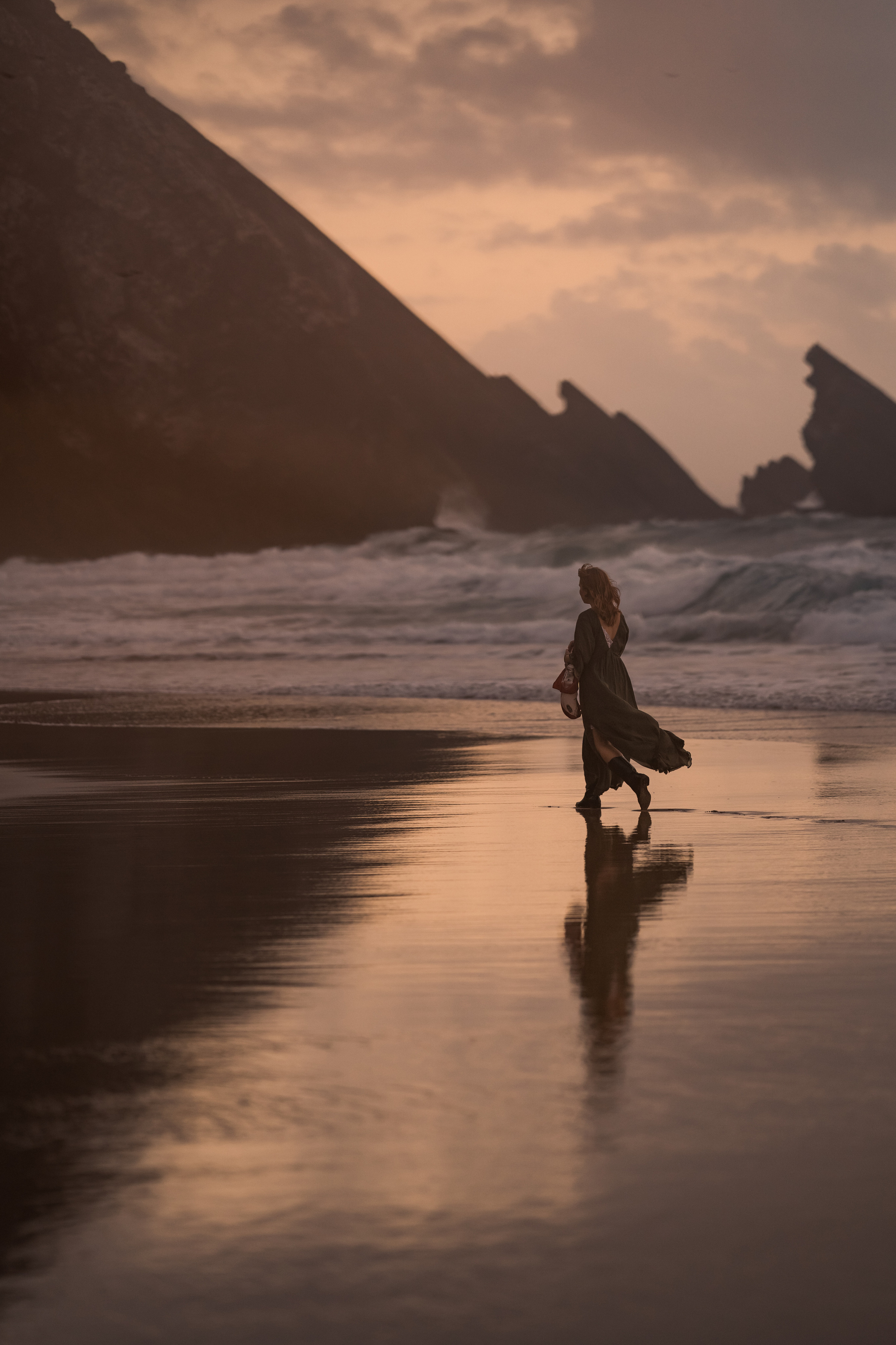 Evening at the ocean. Family, Lifestyle and Portrait photograher in Trier, Germany