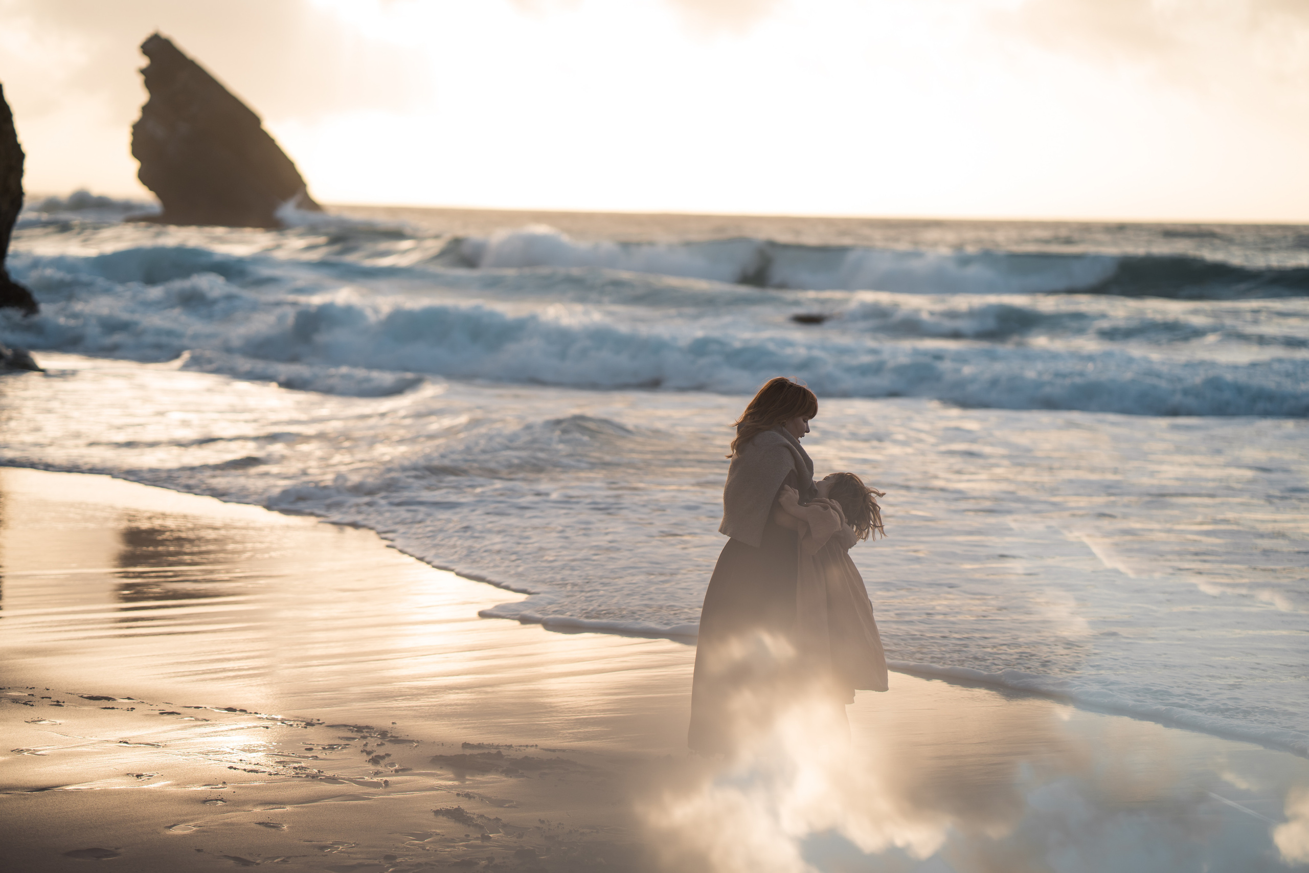 Evening at the ocean. Family, Lifestyle and Portrait photograher in Trier, Germany