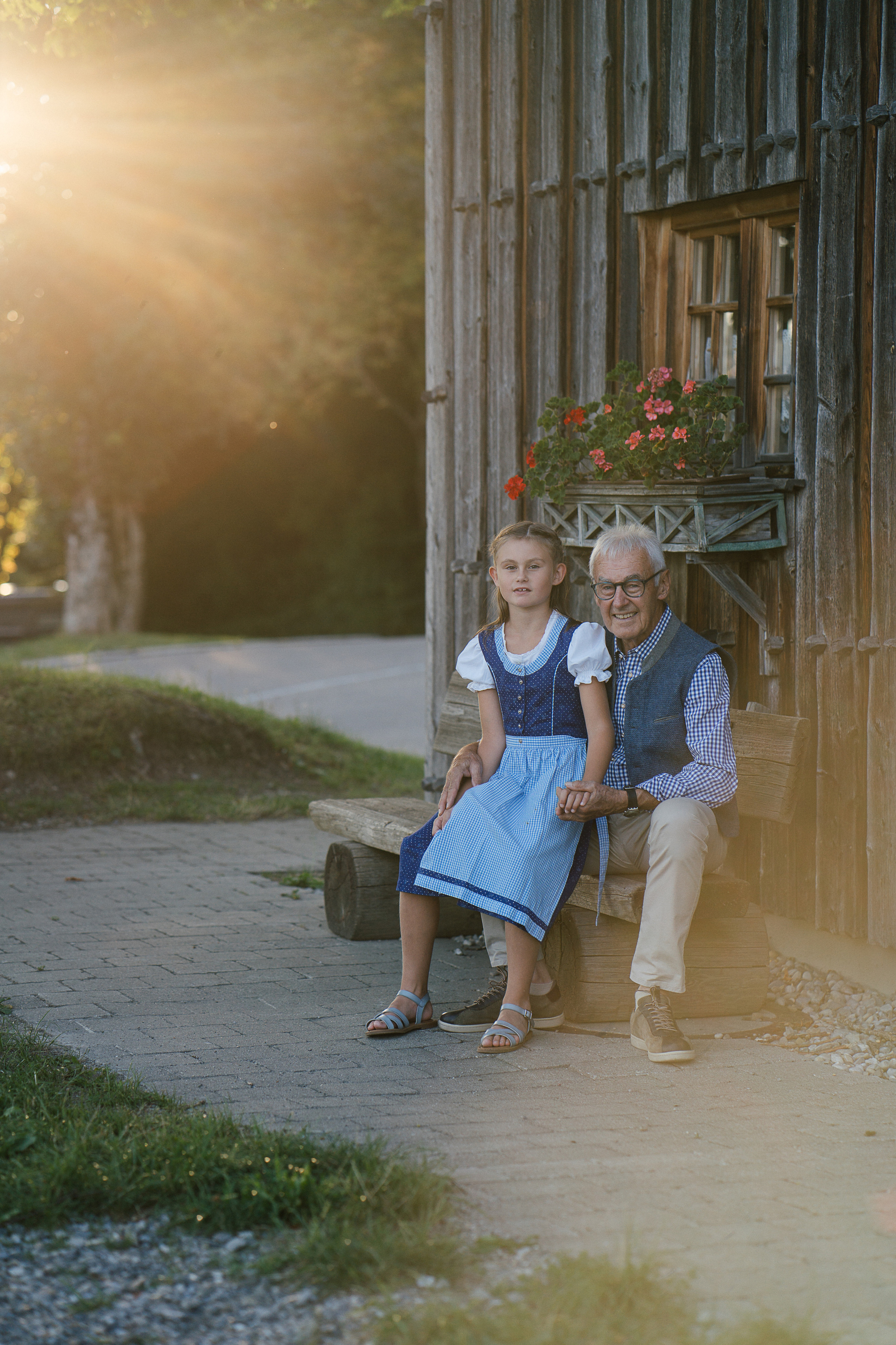 С бабушкой и дедушкой. Семейный, детский и женский фотограф в Германии, Трире