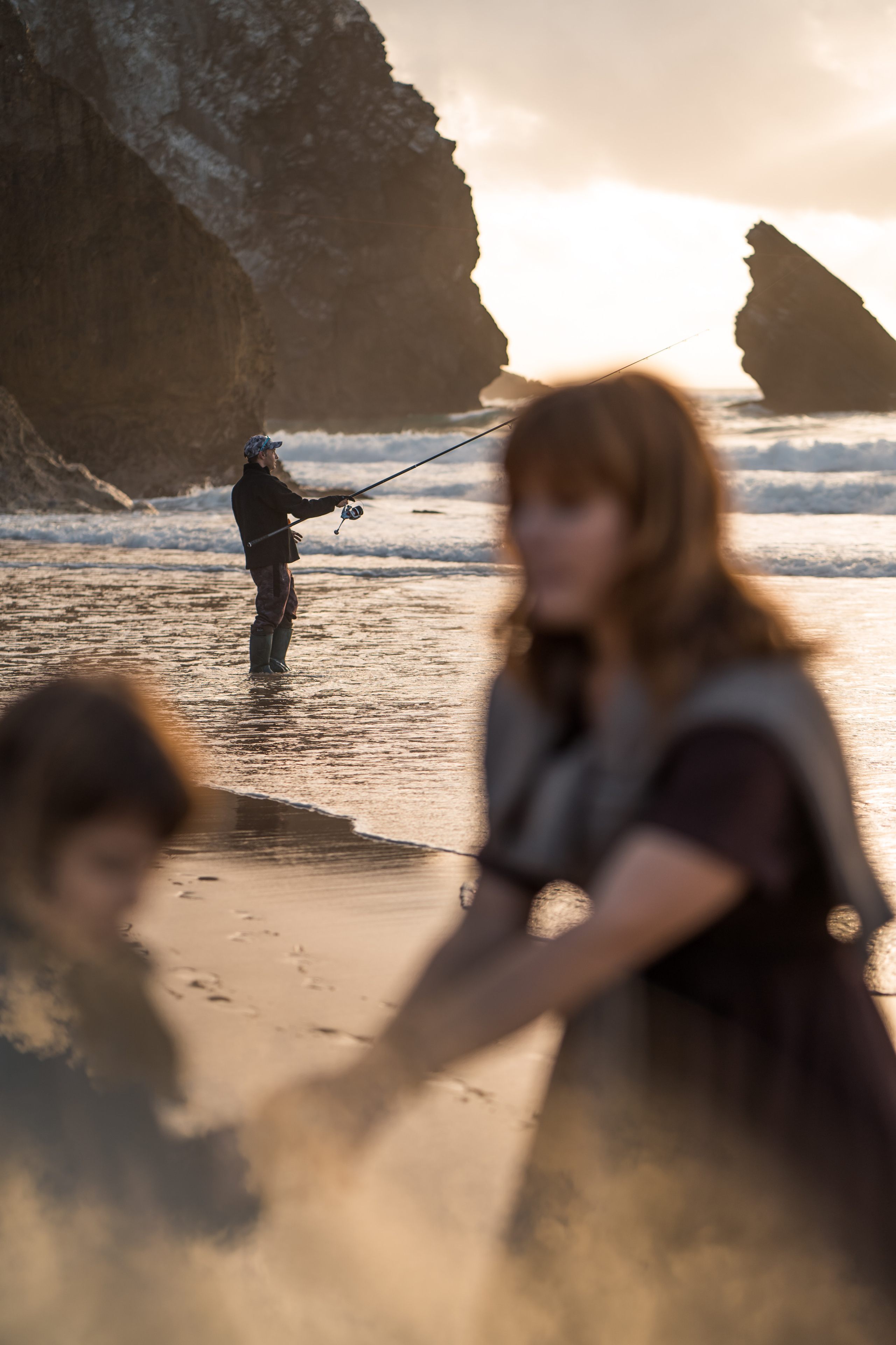Evening at the ocean. Family, Lifestyle and Portrait photograher in Trier, Germany
