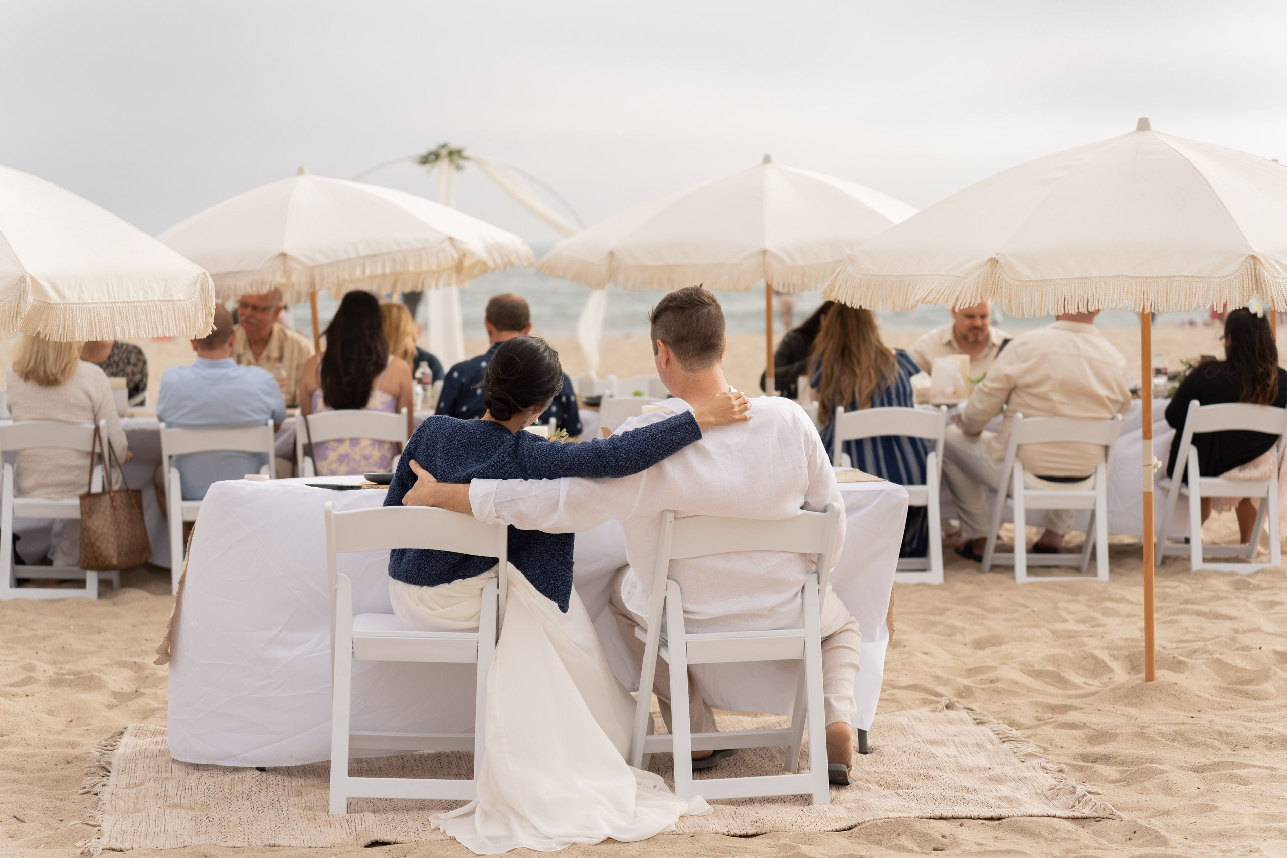 Santa Monica beach sunset elopement. Cinematic Wedding & Elopement Photography in Los Angeles | Inspired by Indie Film & Real Life