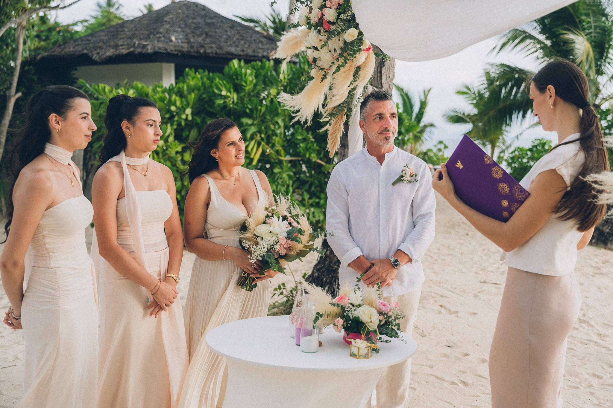 Ventrone Antonella and Lespes Angelo. Mariage à Koh Samui, en Thaïlande. Whatsapp: +66 94 3 650 301