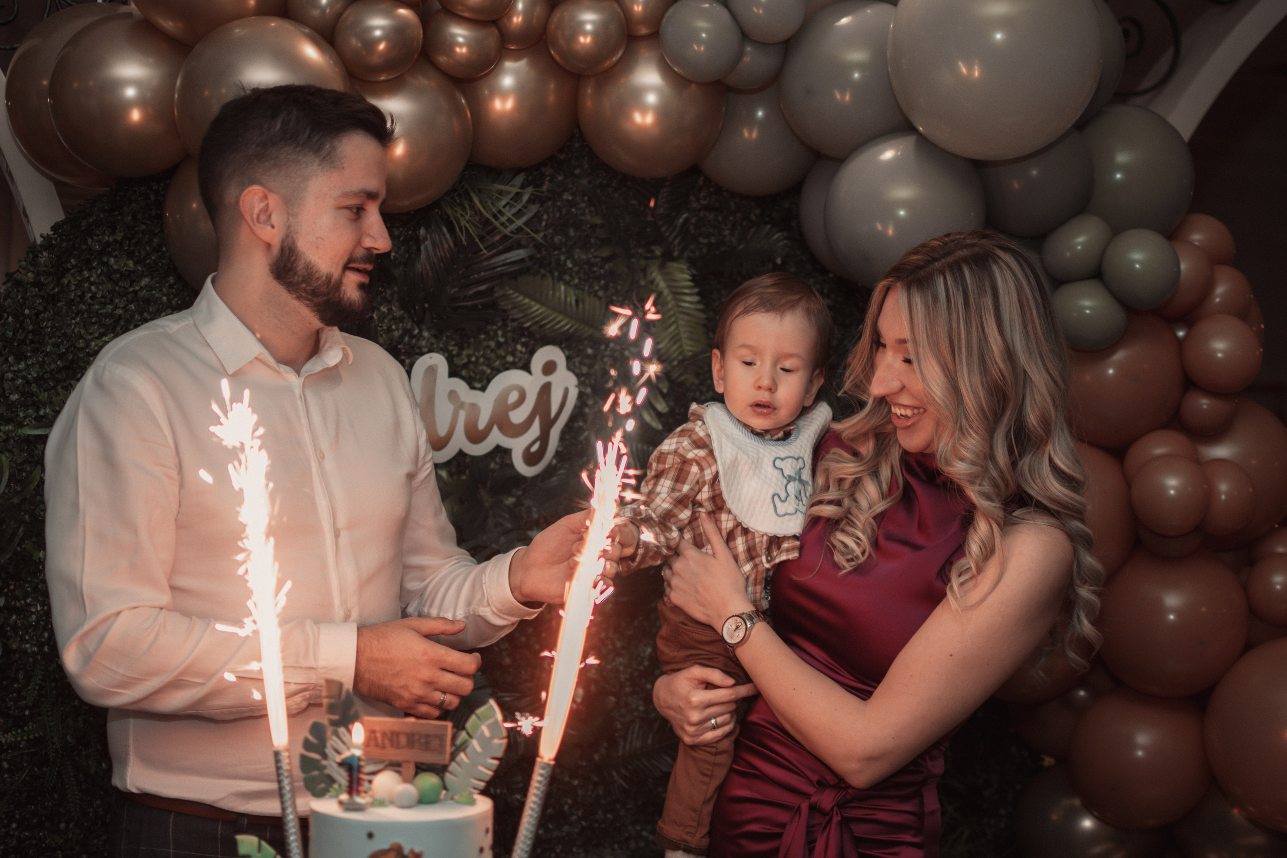 Andrej, krštenje i rođendan. BambinaaPhotography