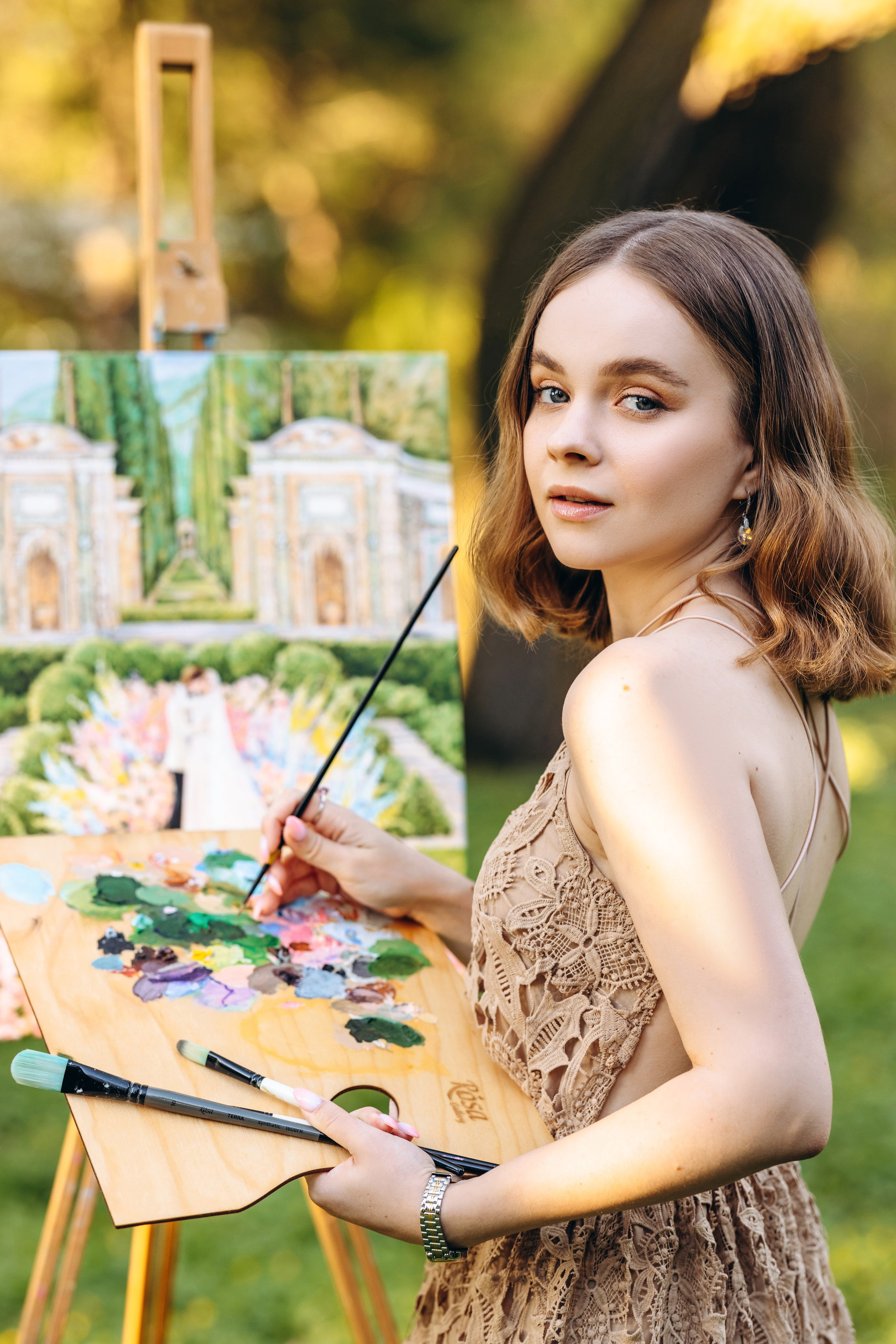 Ceremonial Painting. InnaIllustrator