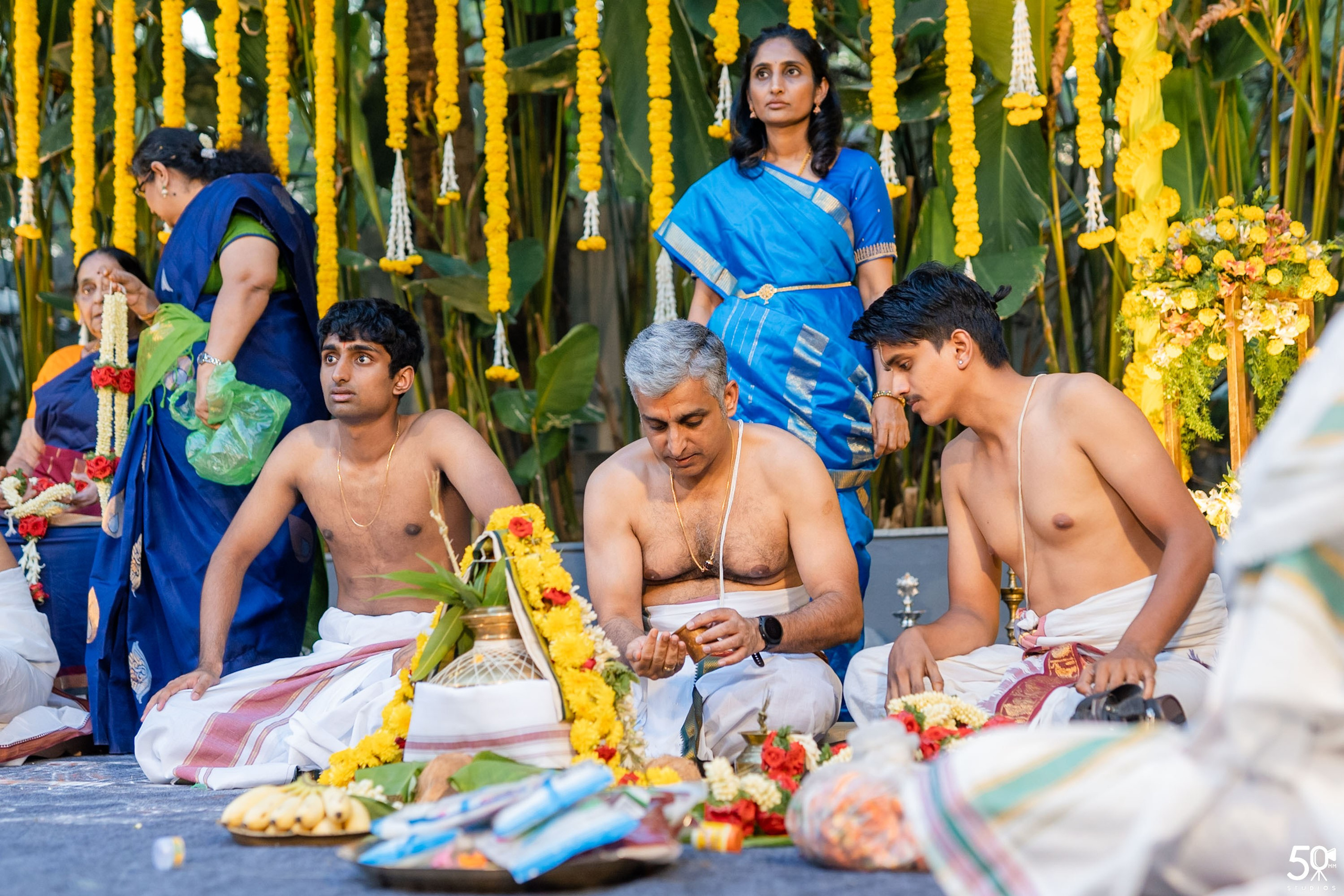 SANJAY AND SAKETH UPANAYANA. 50mm STUDIOS