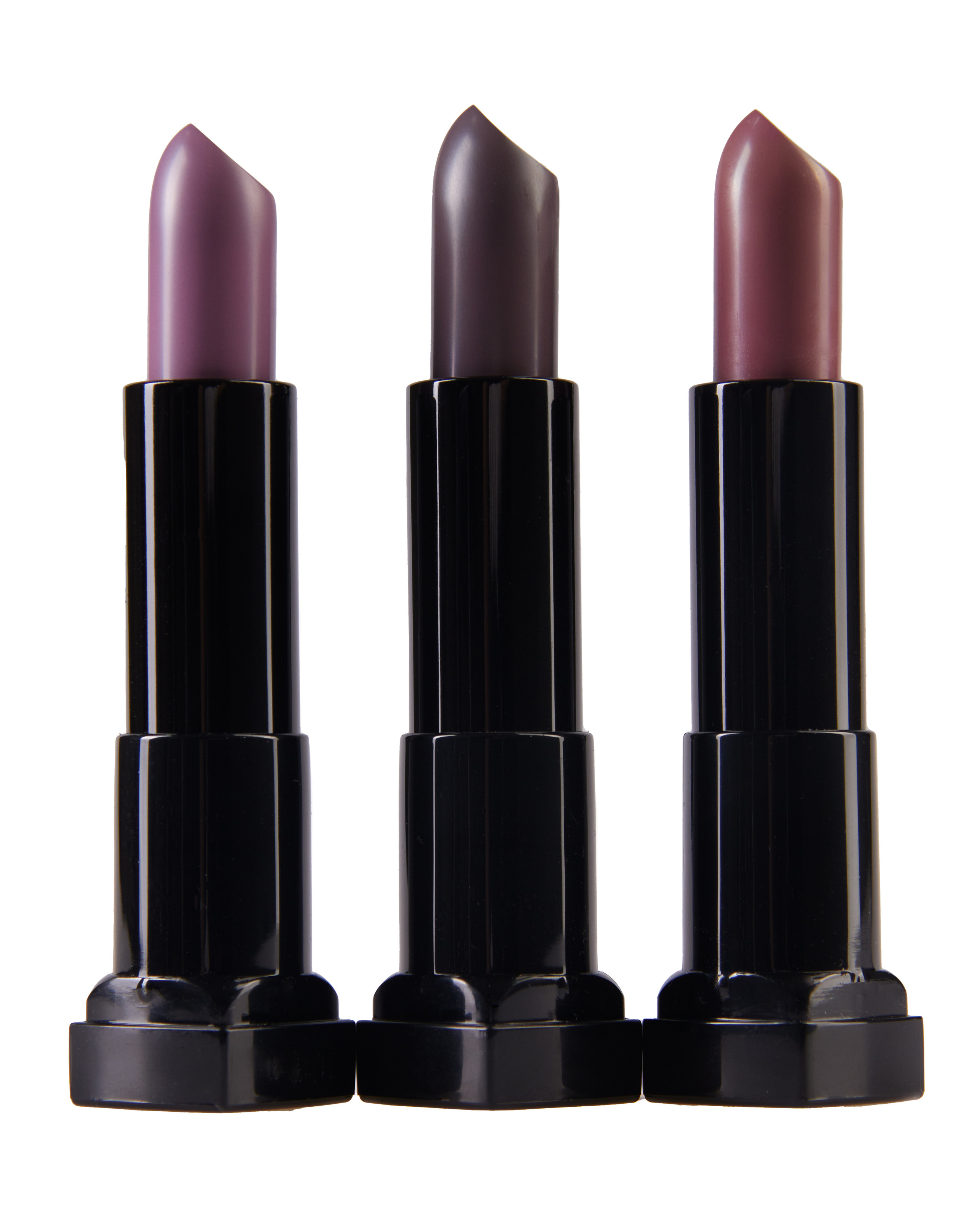 labiales oscuros fotografía de producto fondo negro