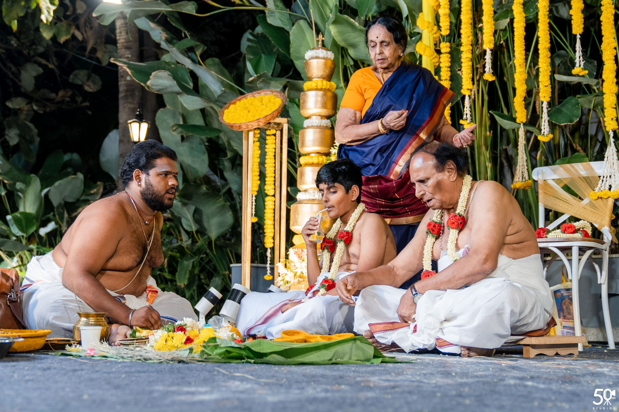 SANJAY AND SAKETH UPANAYANA. 50mm STUDIOS