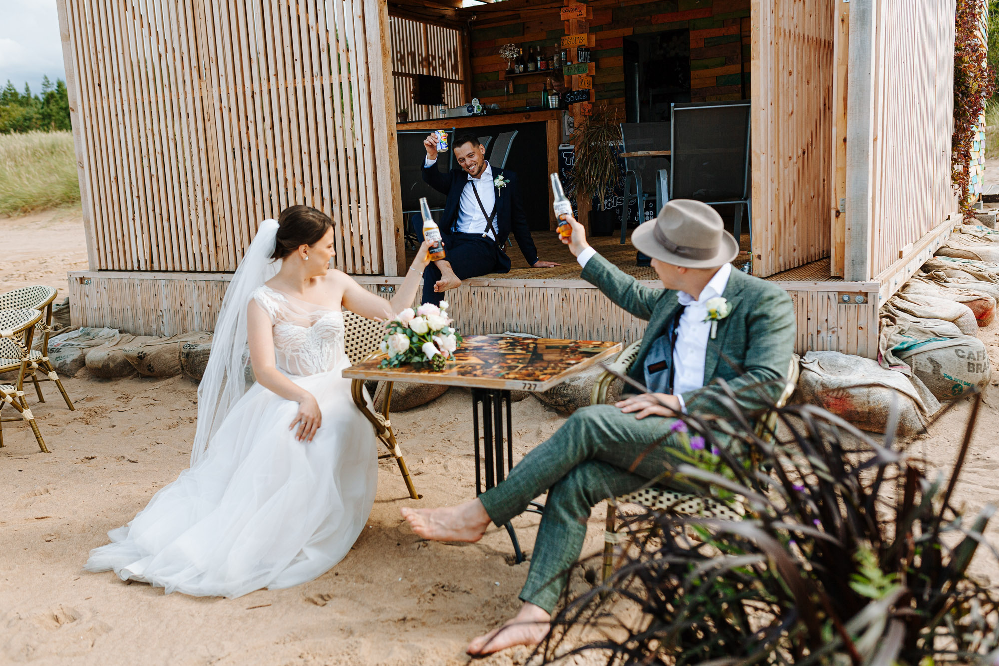 Kāzas svinības restorānā Herbārijs