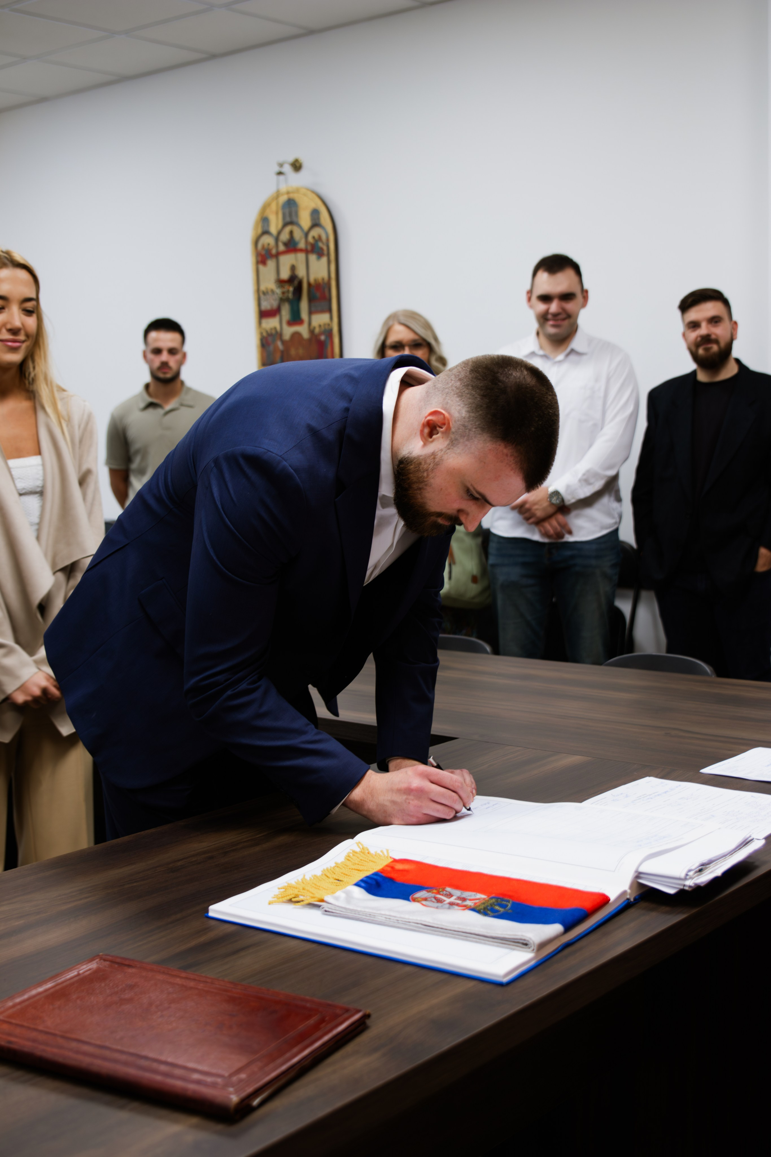 Marija & Damjan — opštinsko venčanje. Marizella Photography