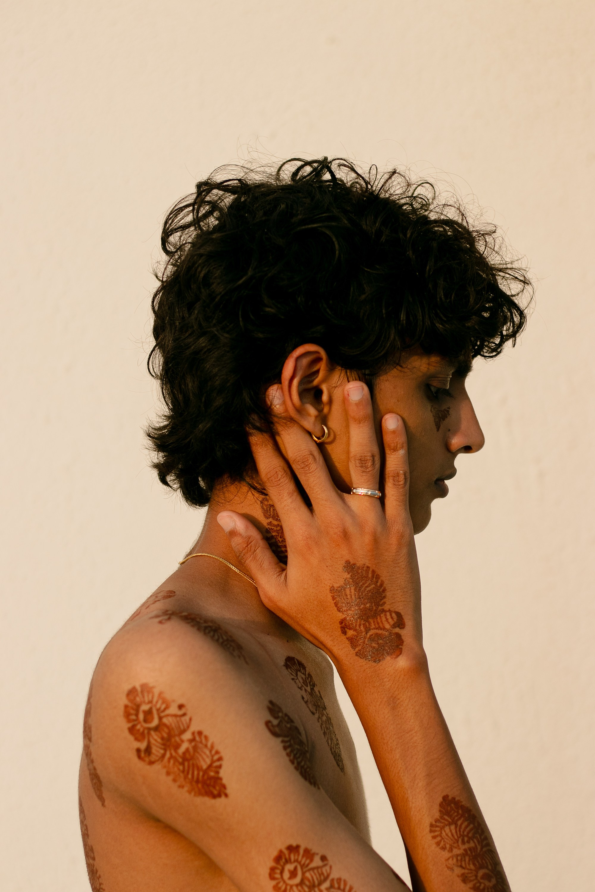 Creative Direction for Blockprinted skin concept shoot