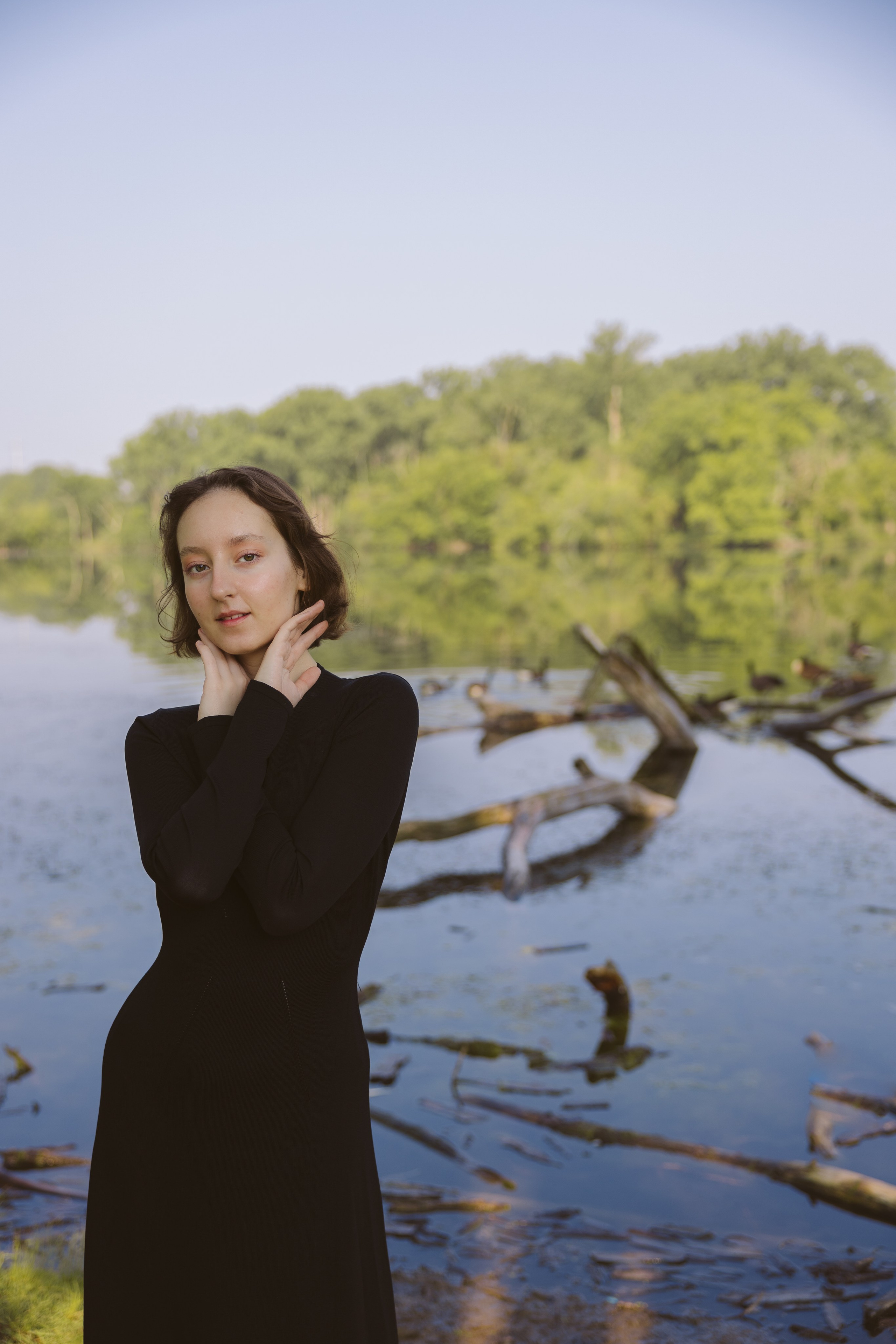 Morning lagoons for Anastasiya. Family Lifestyle Photography