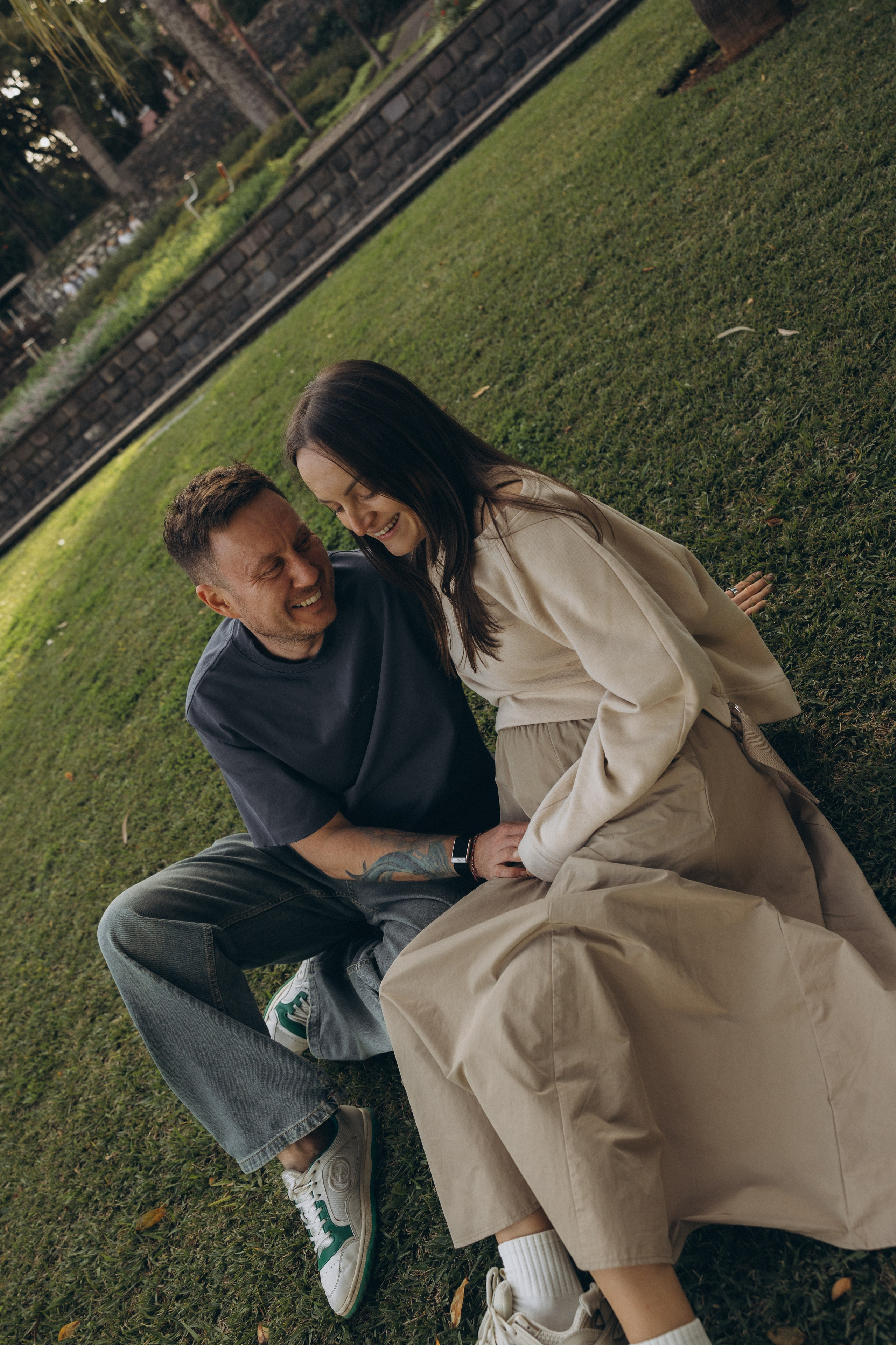Maternity Photoshoot in Santa Catarina Park, Funchal | Pregnancy Session Madeira
