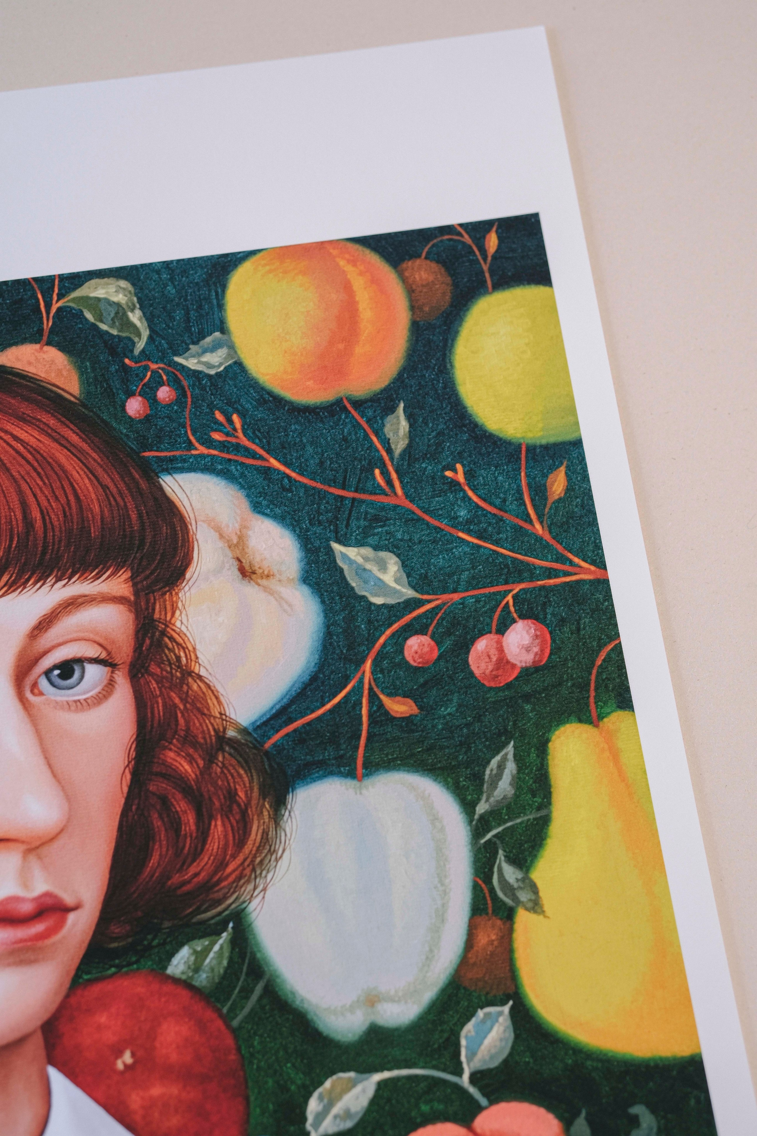 Portrait with Fruits. ELEN BEZHEN