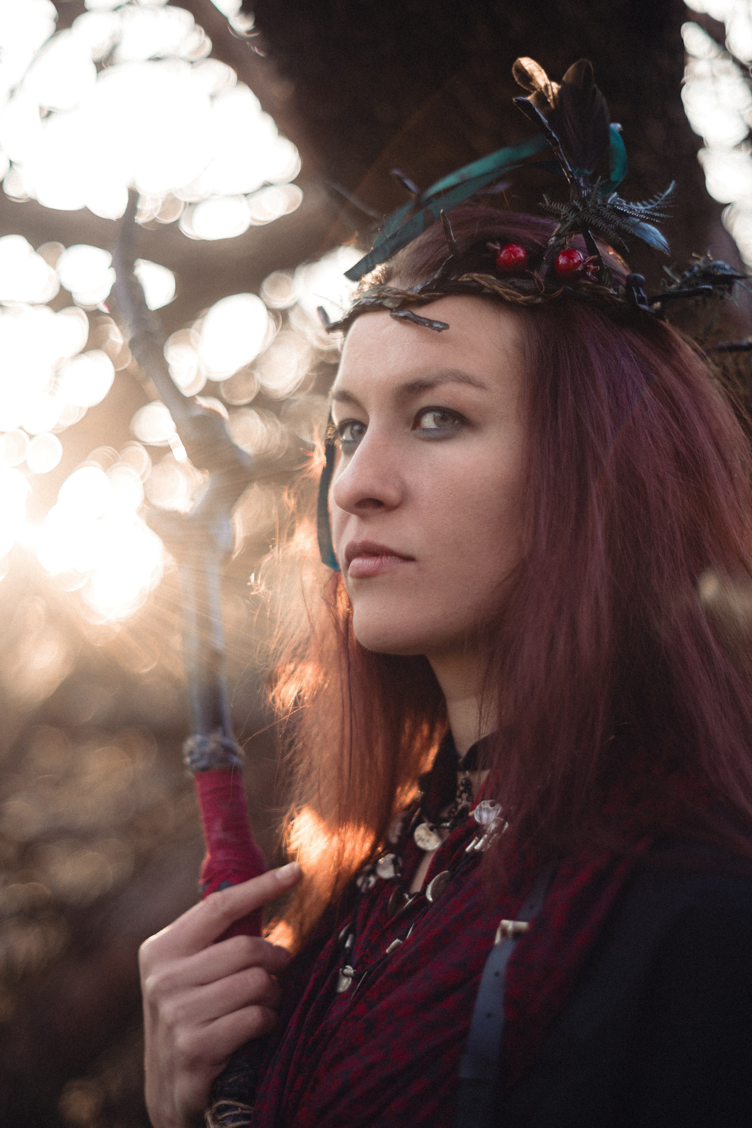 Vasilisa the Beatiful and Baba yaga. Photographer in Greece Kristina