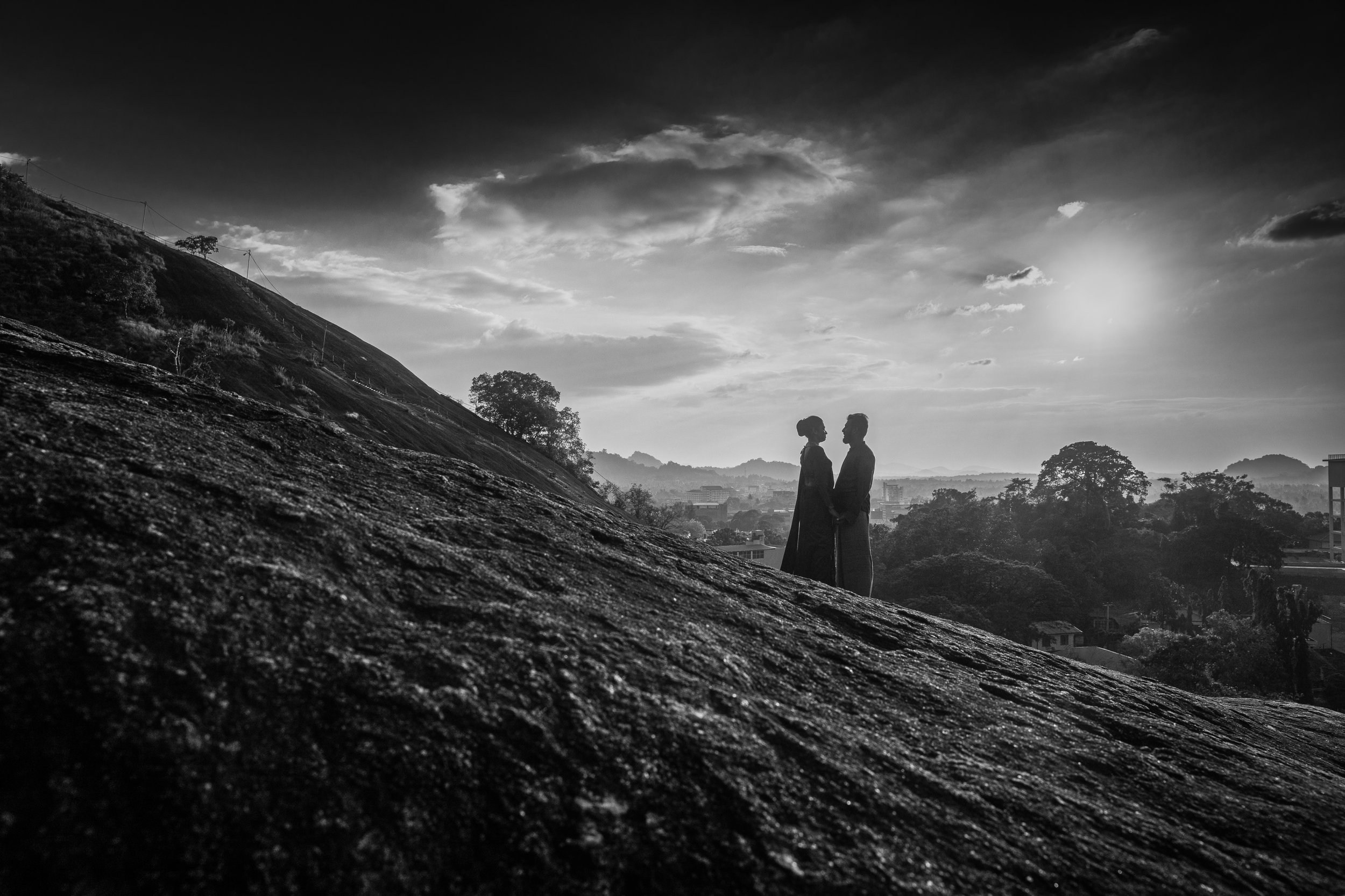 A romantic post wedding couple shoot at Kurunegala