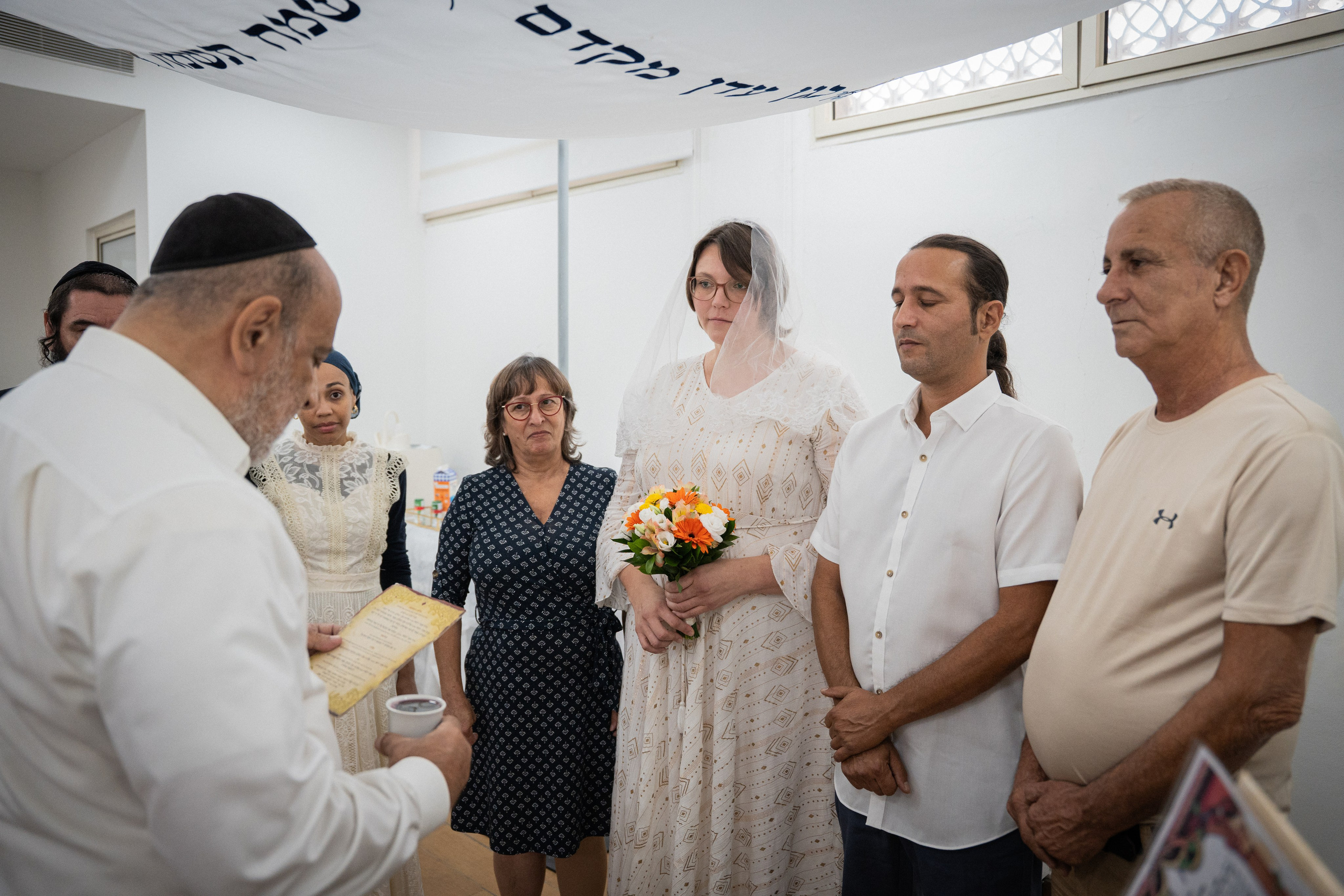 Chuppah of Yael & Raz, Hod Hasharon, July 2026. Divign By Tehilah — Meaningful Graphic Design & Photography