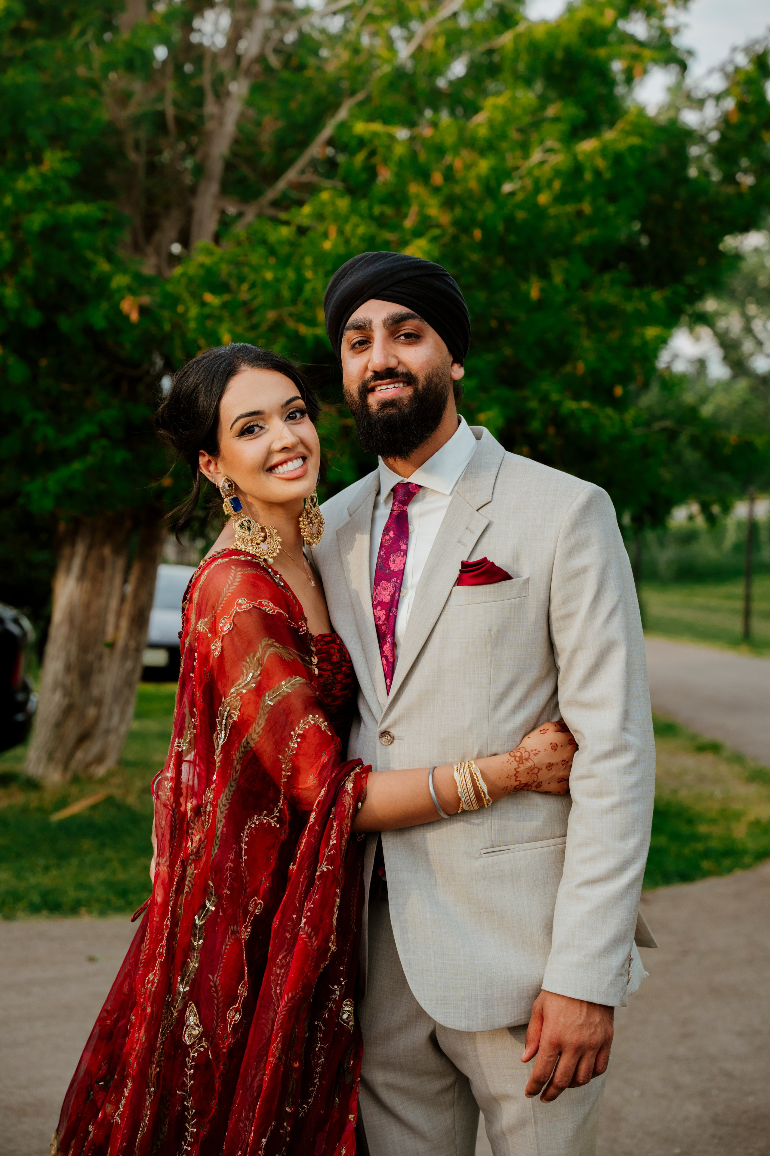 Nooreen & Jugraj. Studio Kunal Photography