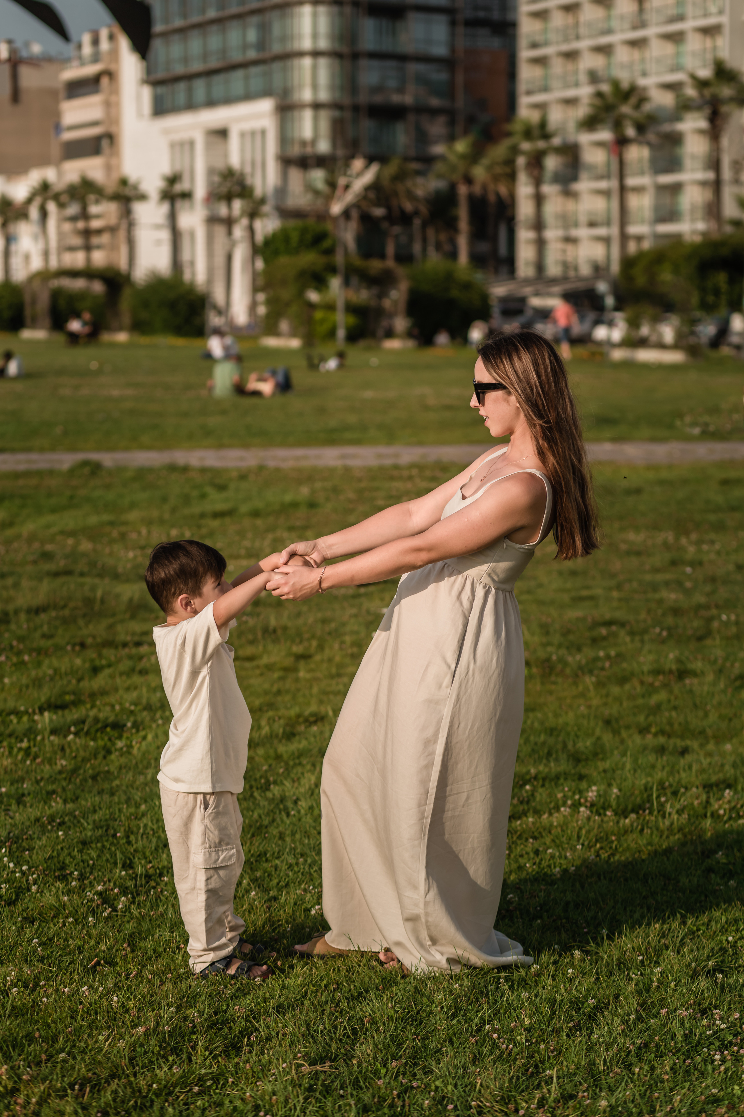Family walk in Izmir