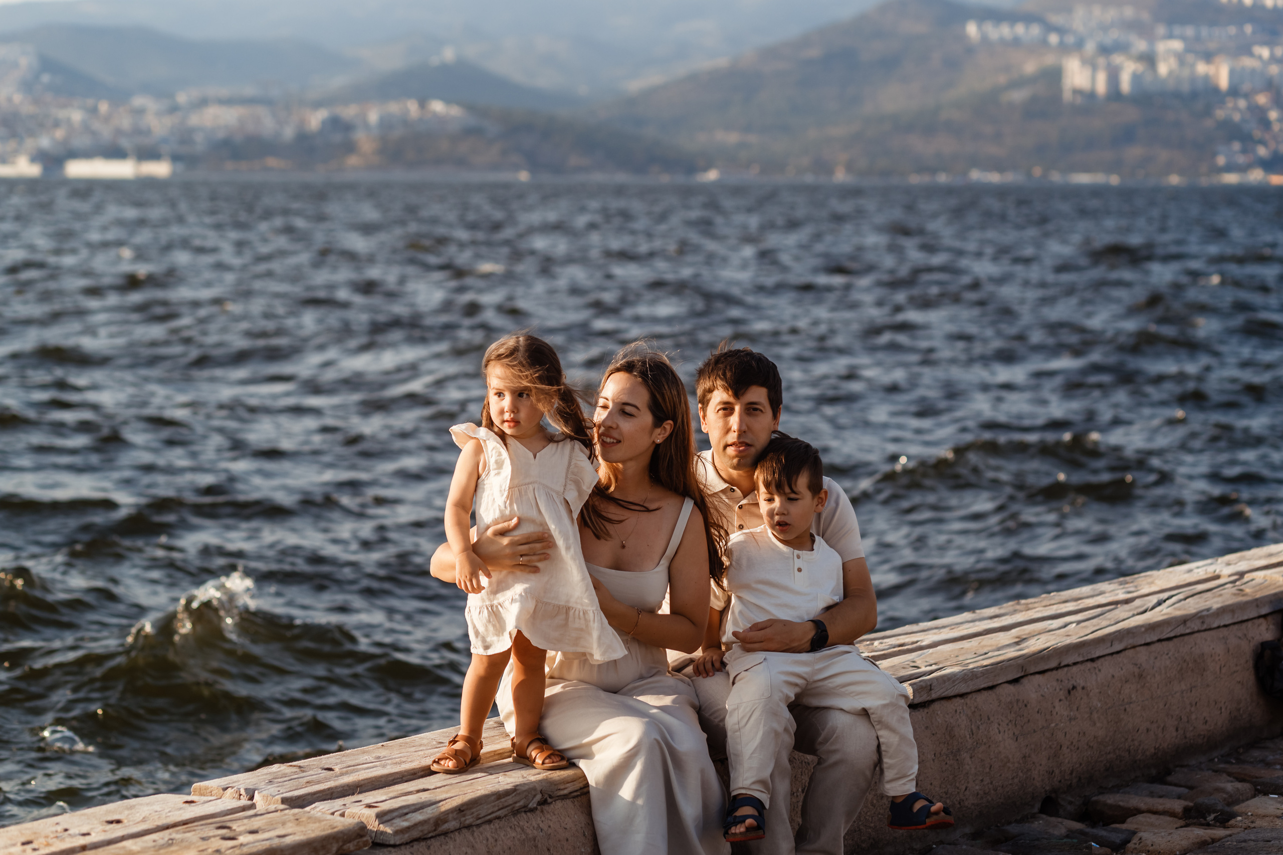 Family walk in Izmir