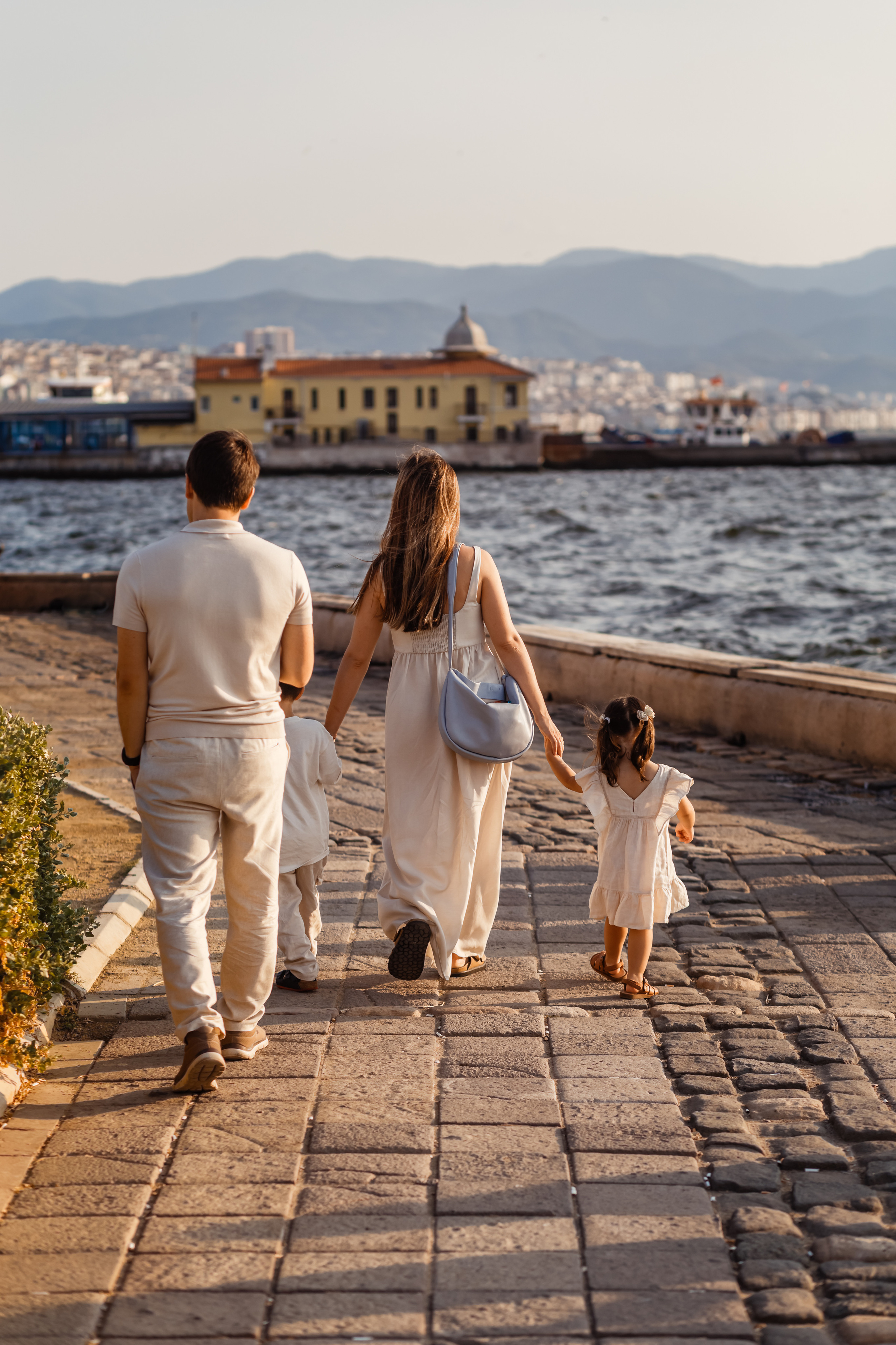 Family walk in Izmir