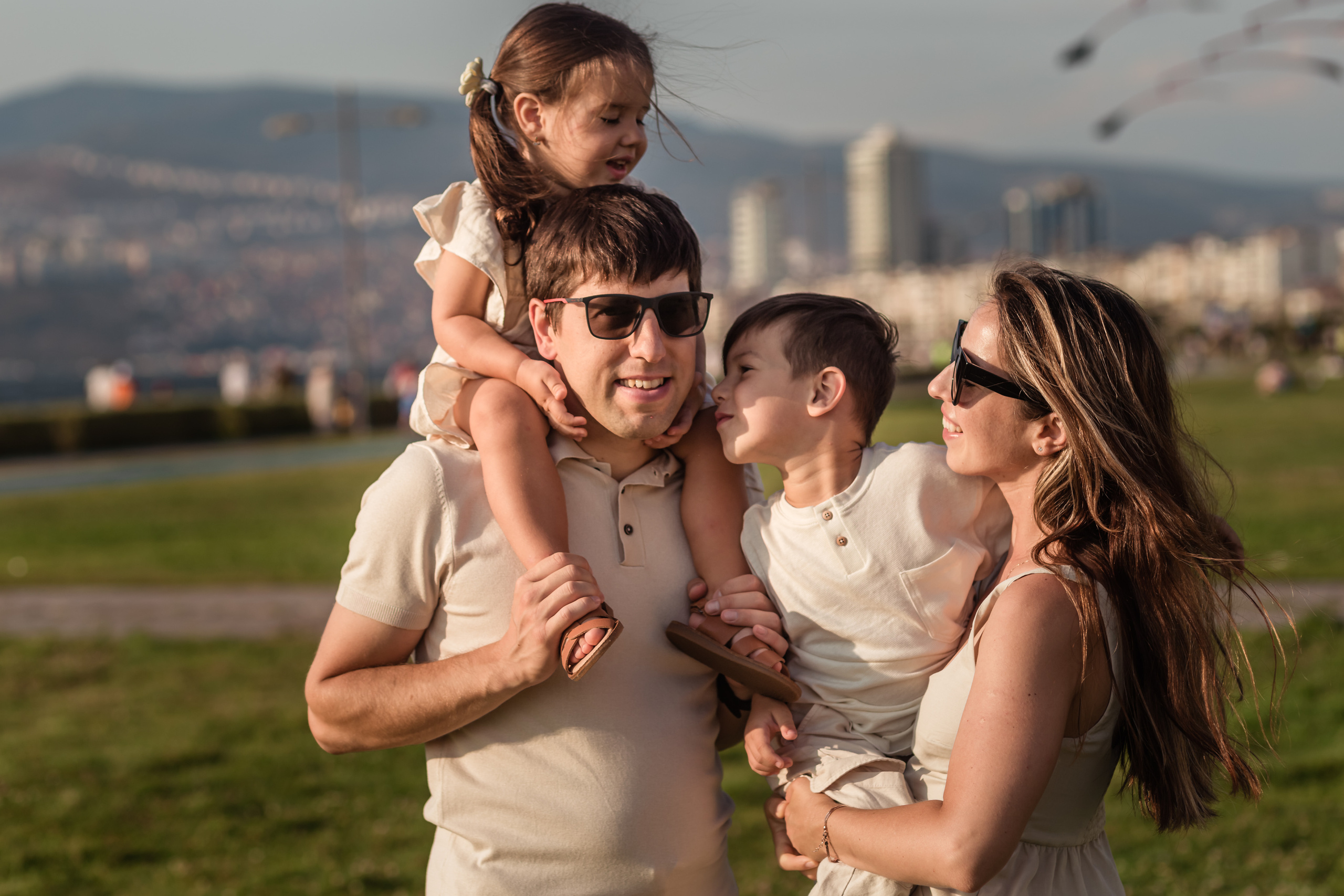 Family walk in Izmir