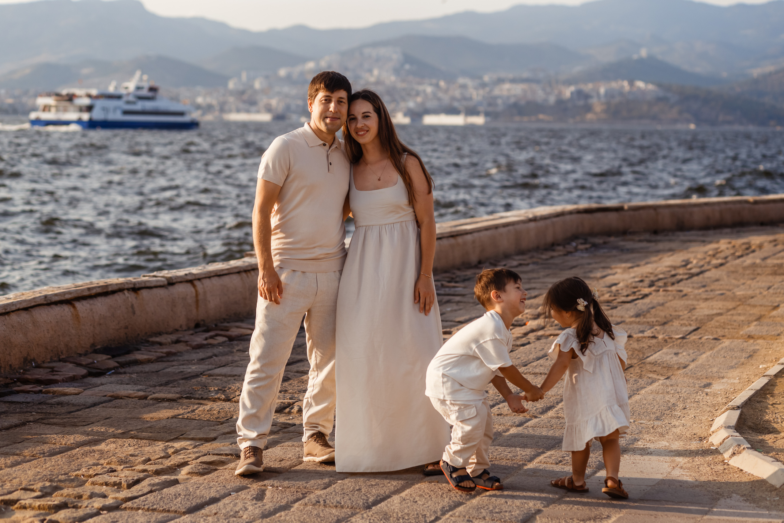 Family walk in Izmir