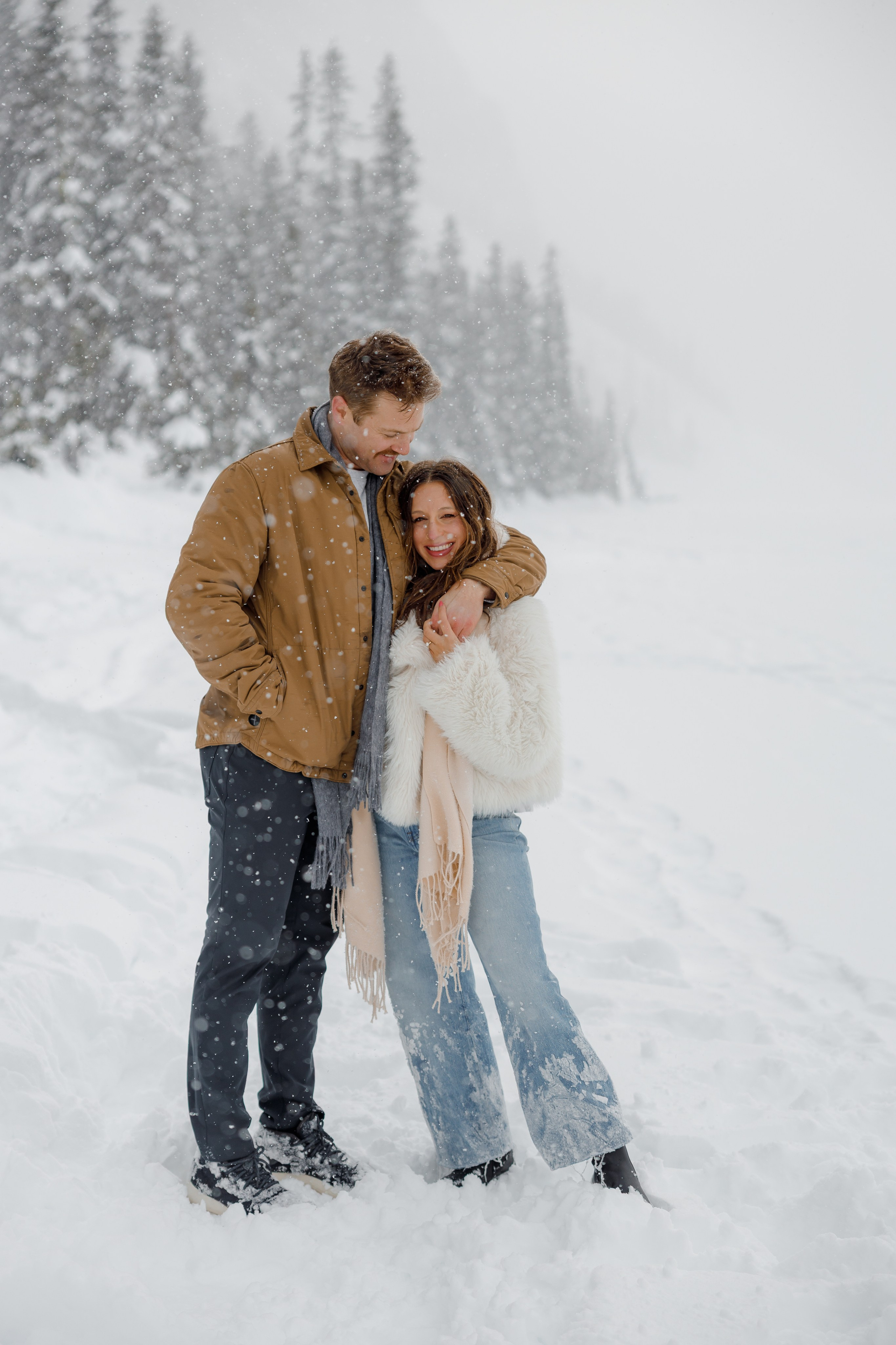 Lake Louise engagement session. Home