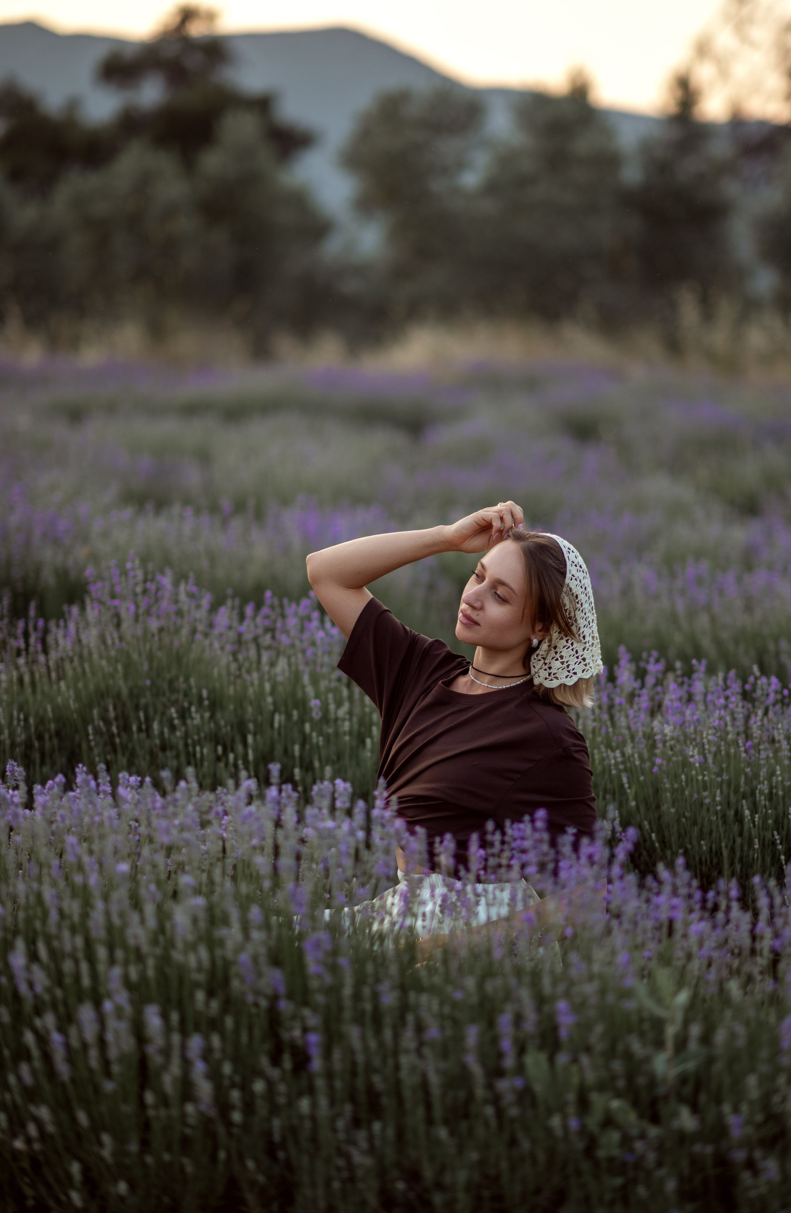 Лавандовое поле в Анталии. Фотограф Анталия, Кемер, Белек, Сиде Дарья Кая