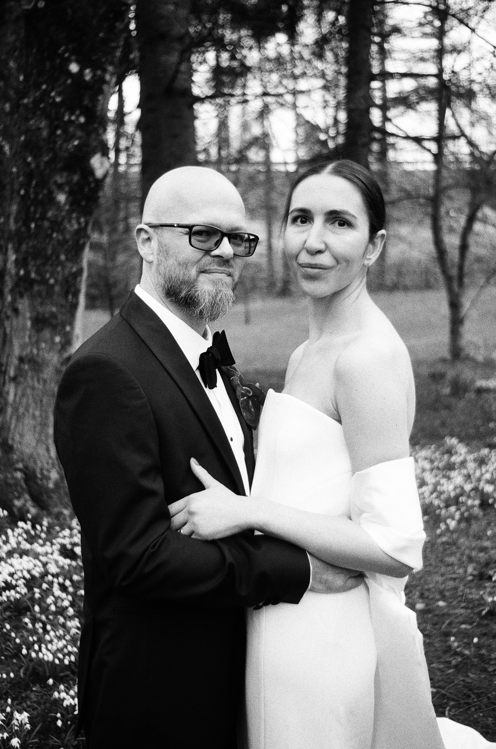Wedding on Black n White Film. Molfar Visuals