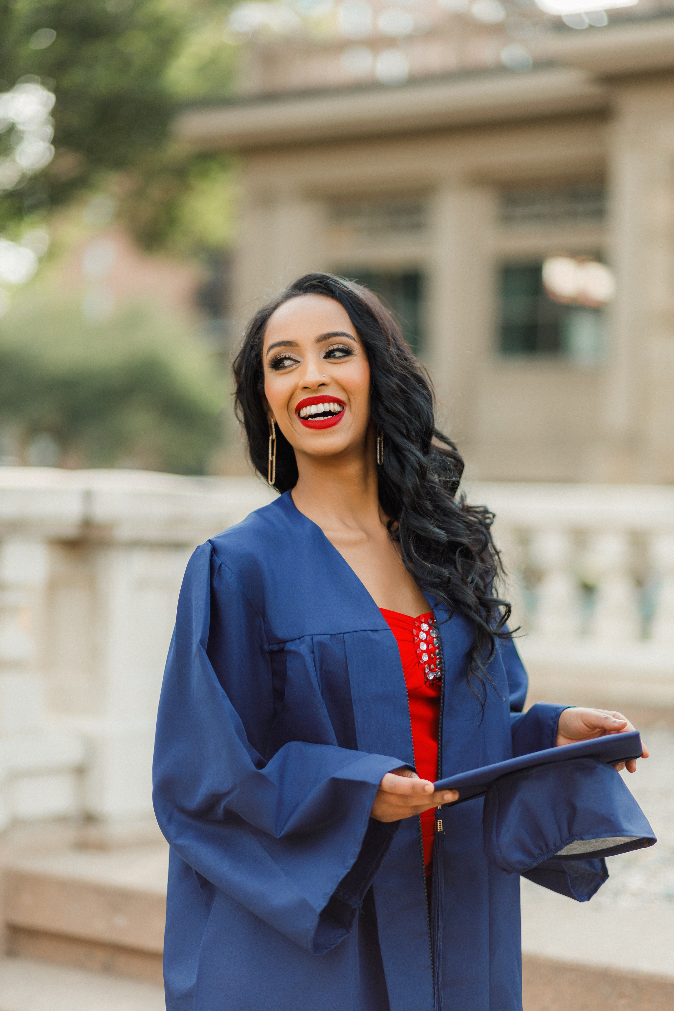 Graduation photos. Home