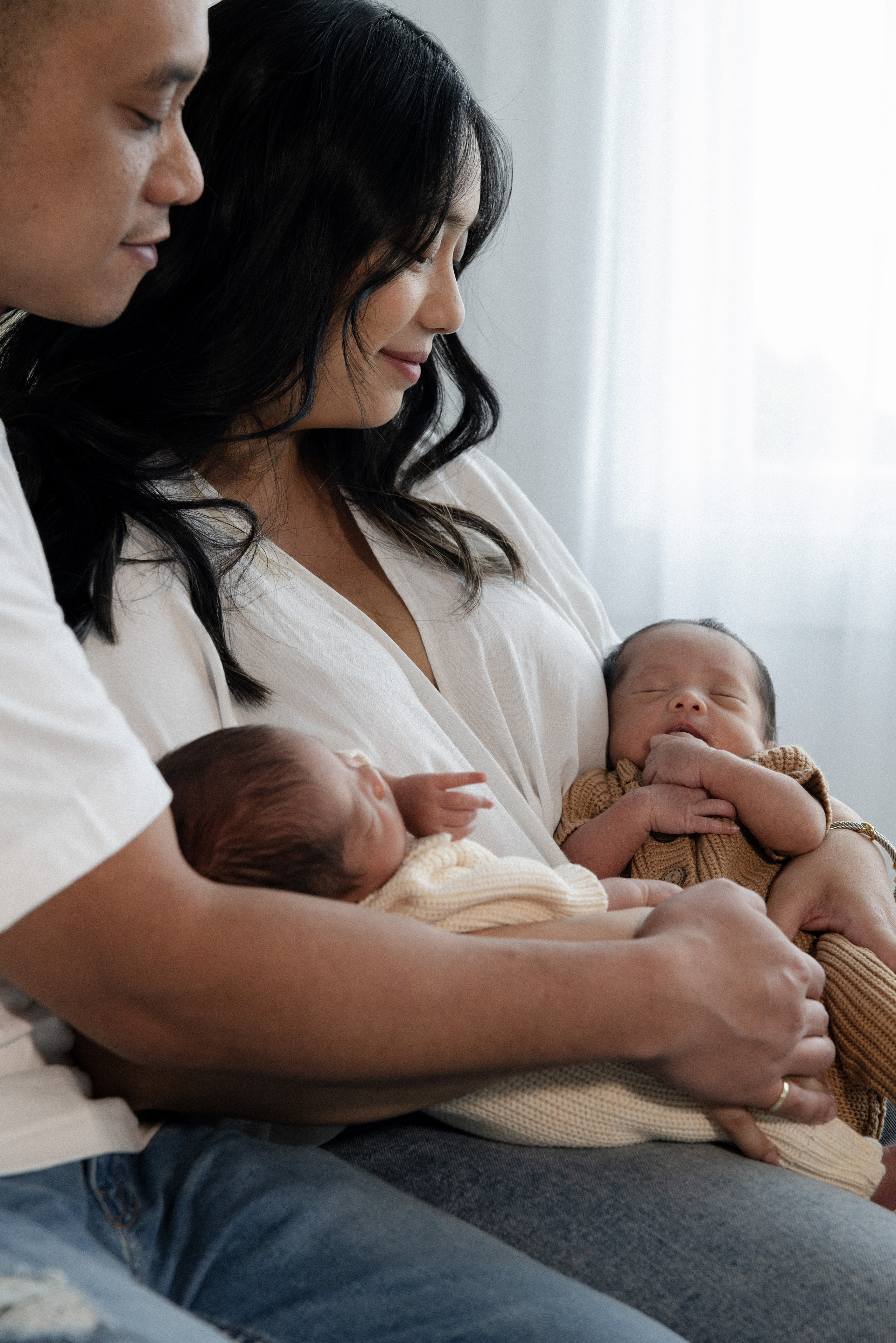 Twice the Blessing: One-Week Twins. Portrait, family, maternity & wedding photography & videography in SoCal Kseni Vibe