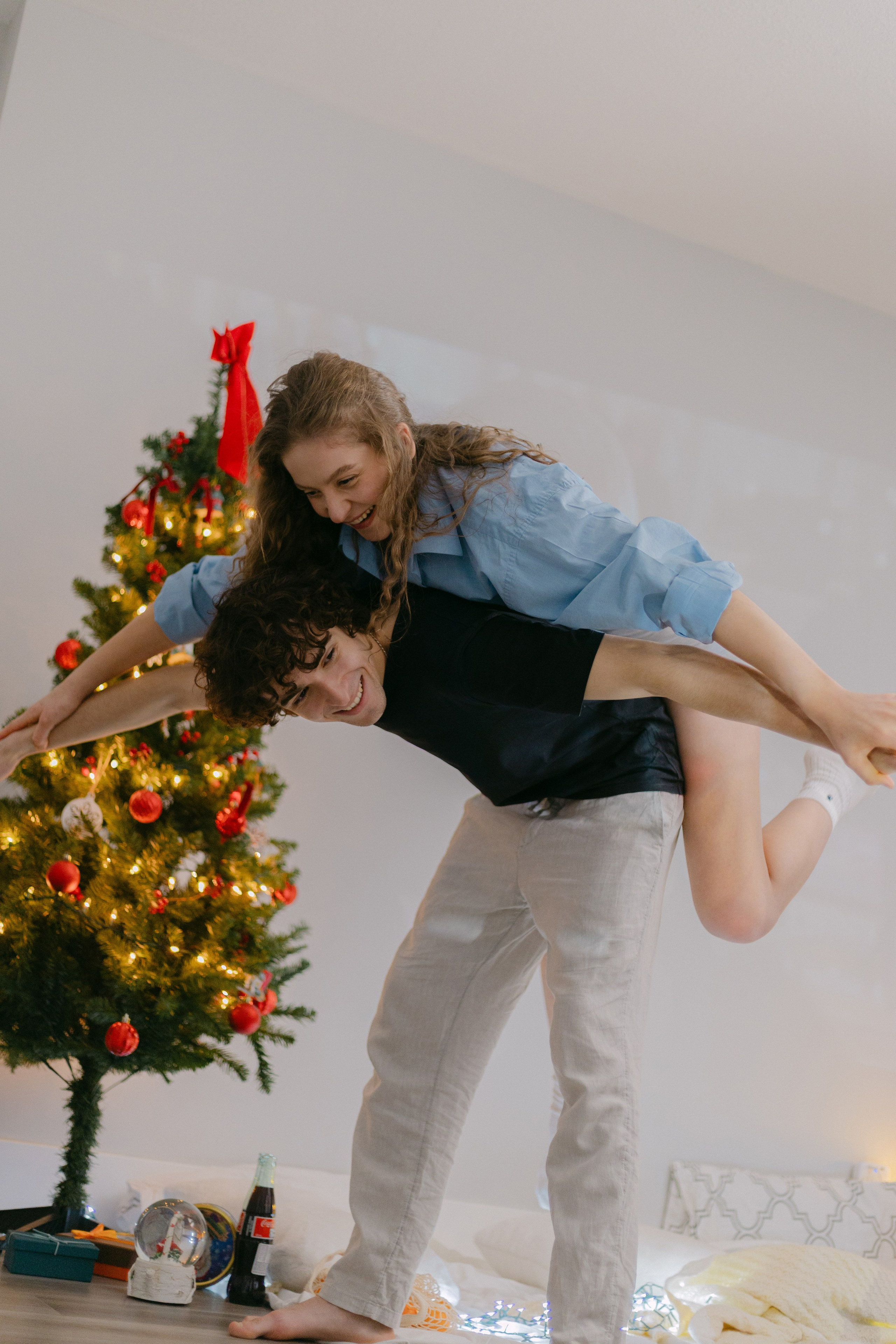 Christmas magic together. Home