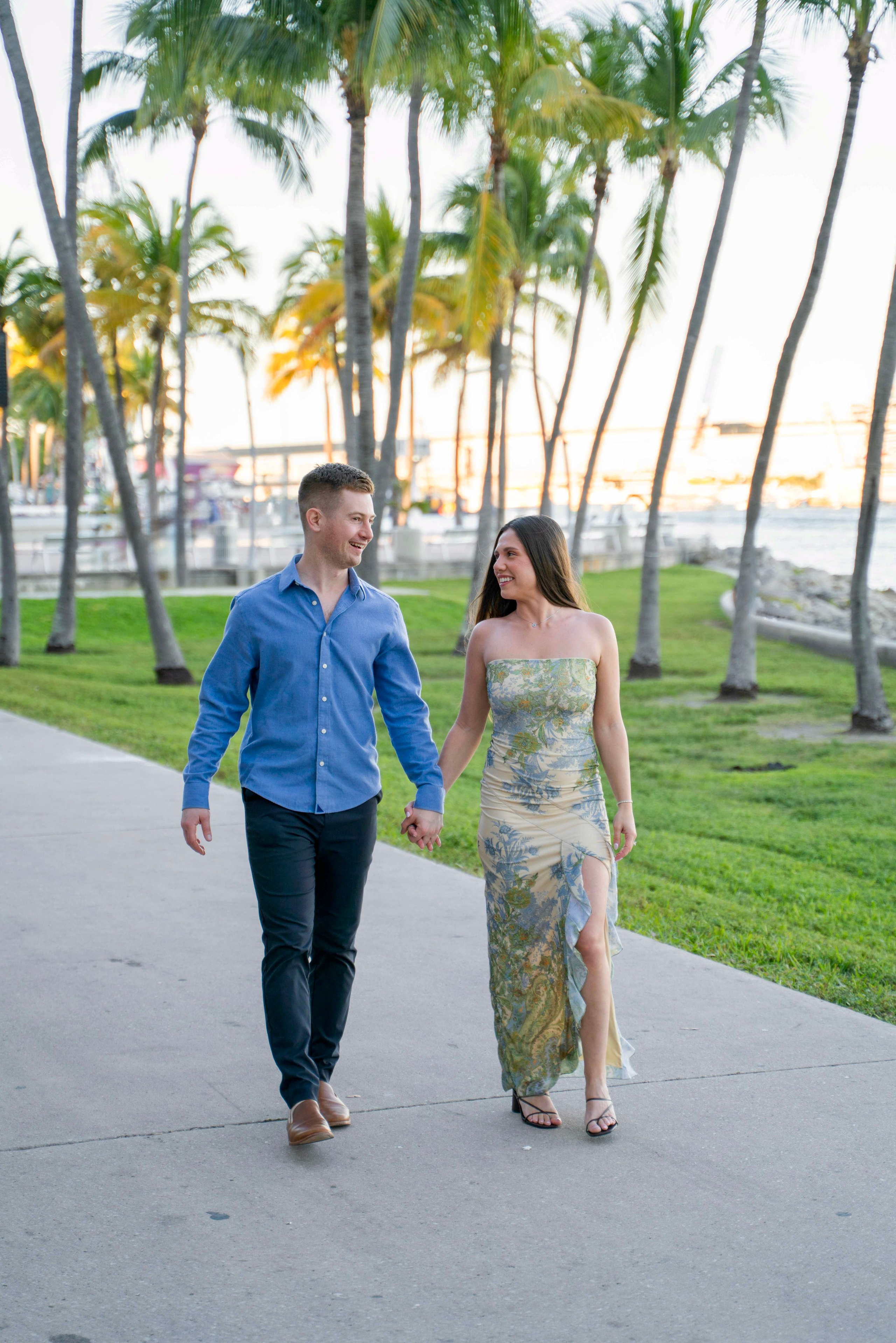 Nate and Laura | Miami Bayfront Park. Stefanovich Photography | Miami, FL