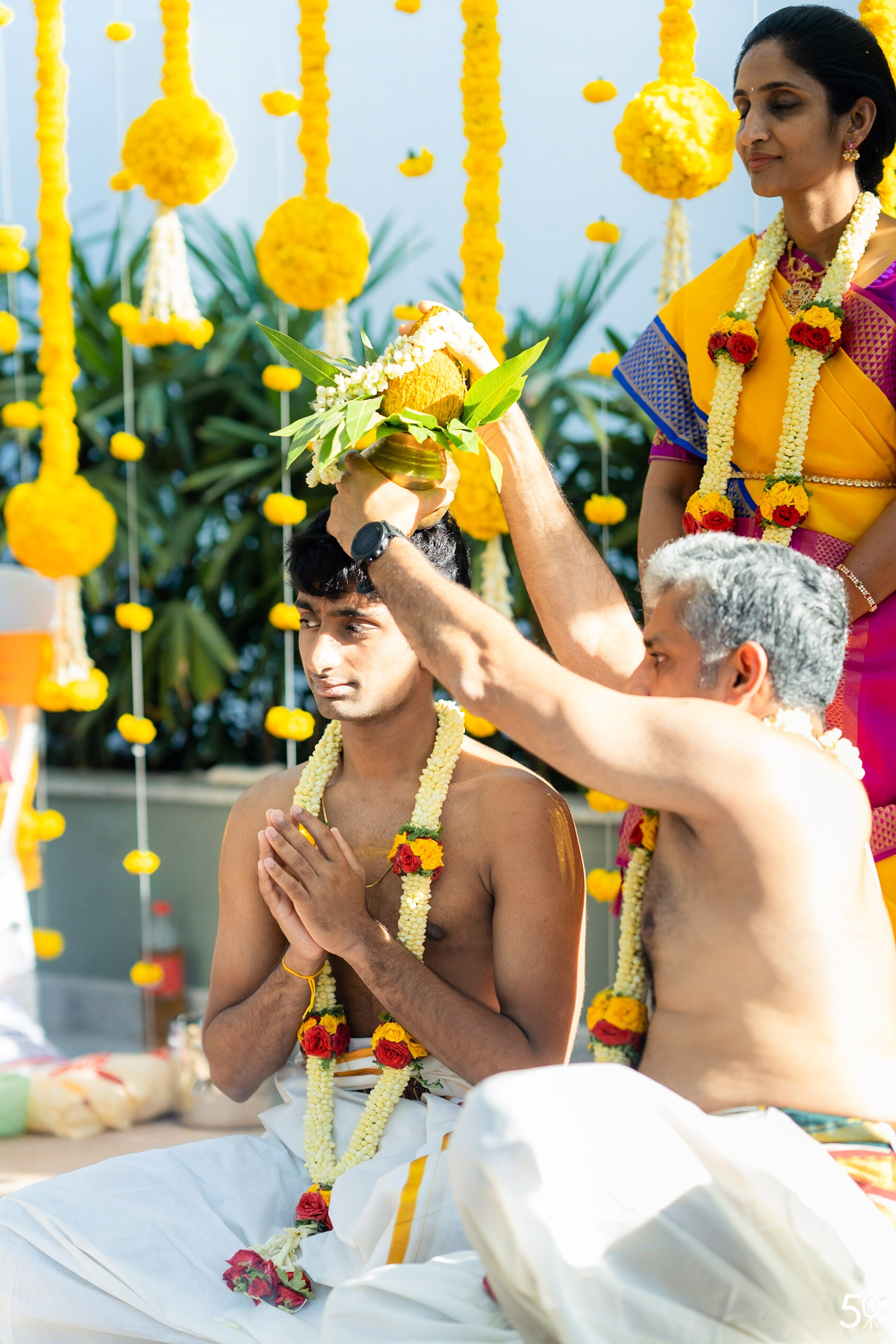 SANJAY AND SAKETH UPANAYANA. 50mm STUDIOS