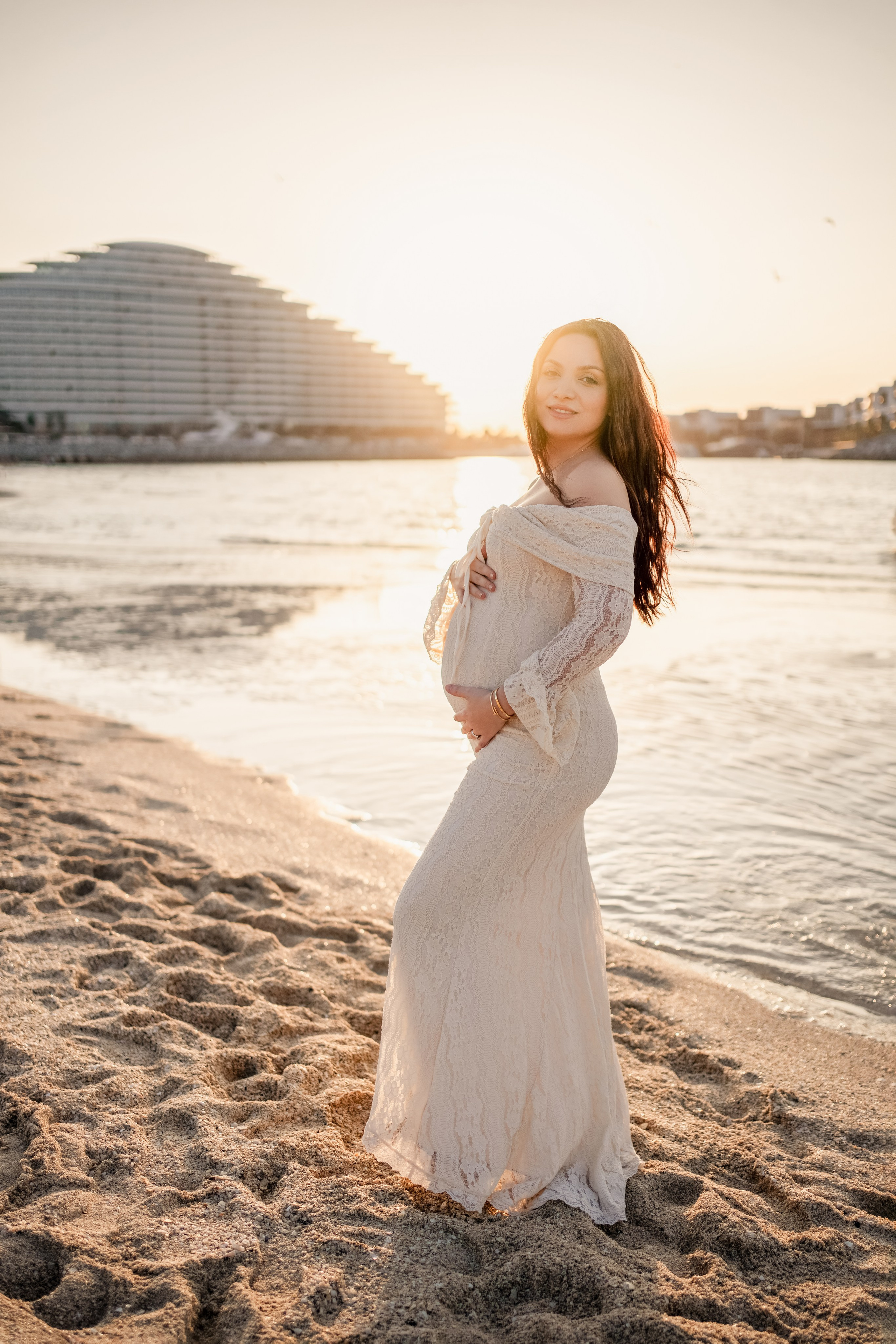 Sunset by the Burj Al Arab. Angela Iakovleva — Family Photographer in Dubai