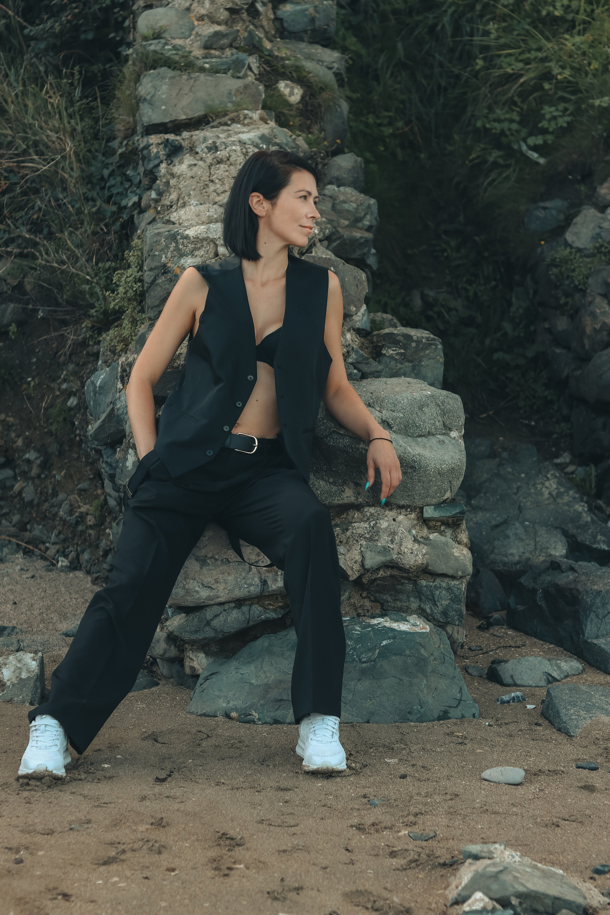 Individual photoshoot in Balbriggan beach. Photographer Co Dublin, Balbriggan — Agata Maliseva