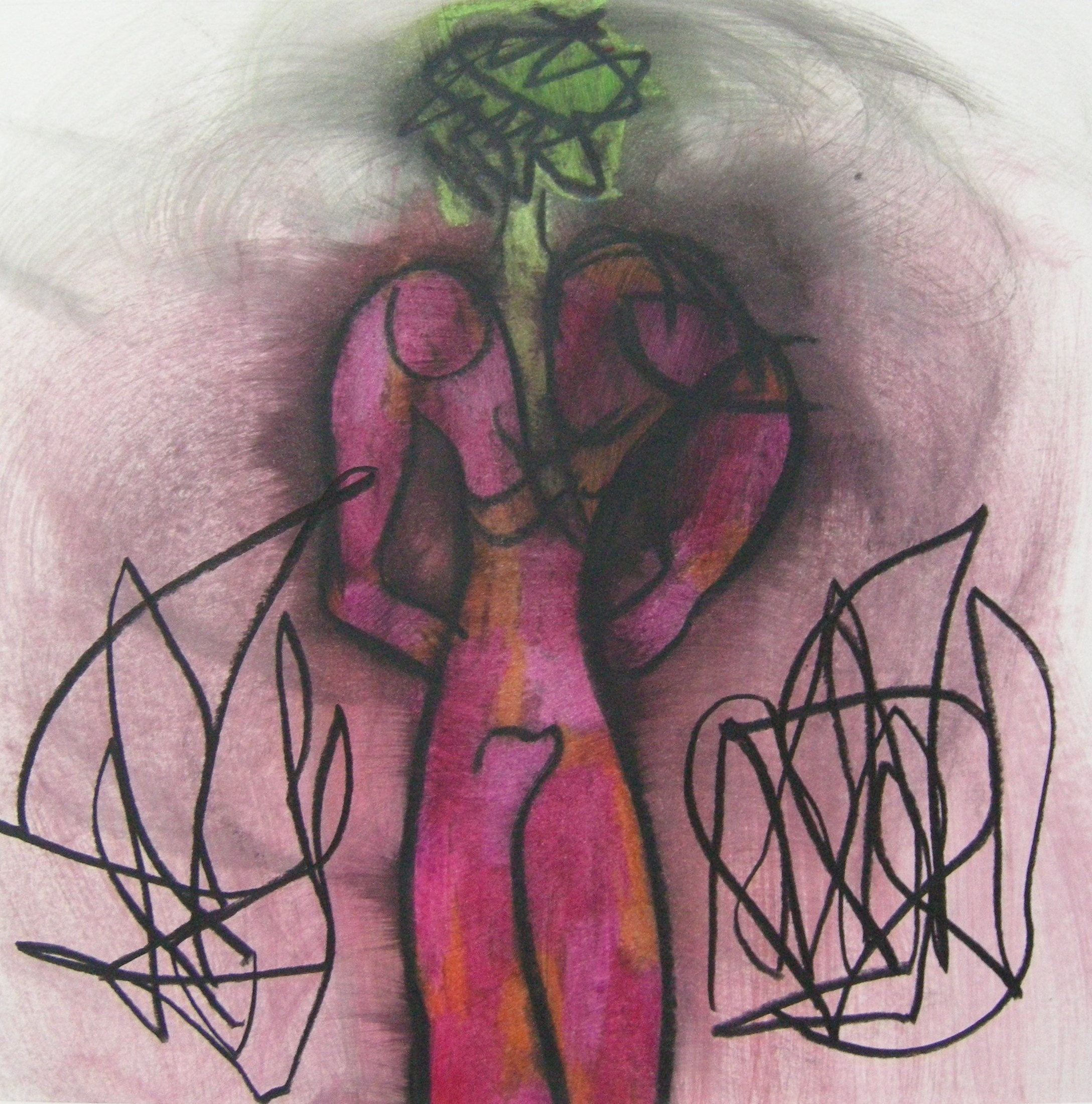 Begegnung mit mir 2009 - 40x40