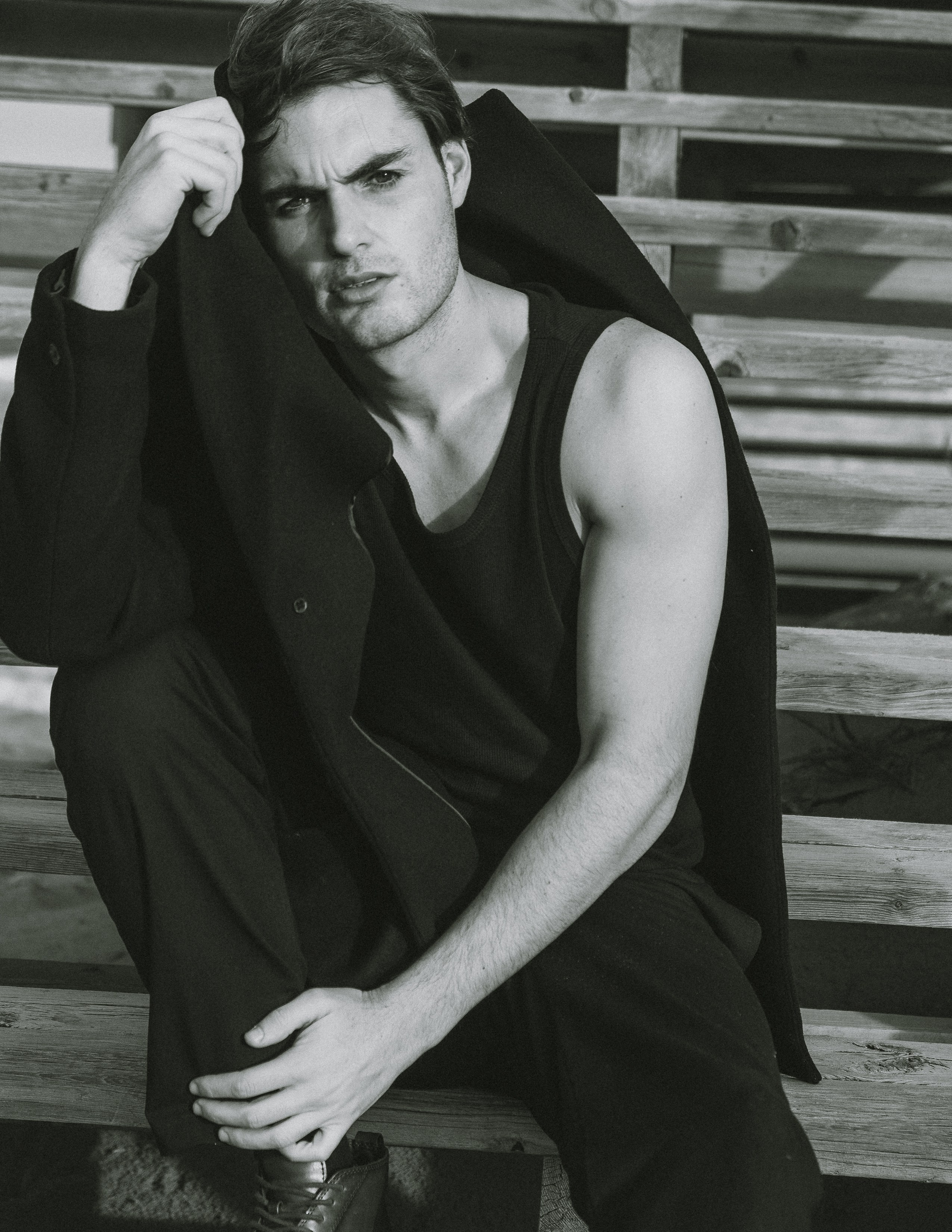 Фотосессия для актера Jaime Medina в дюнах — фотограф Андрей Луковников, Испания (Гуардамар, Аликанте, Торревьеха)