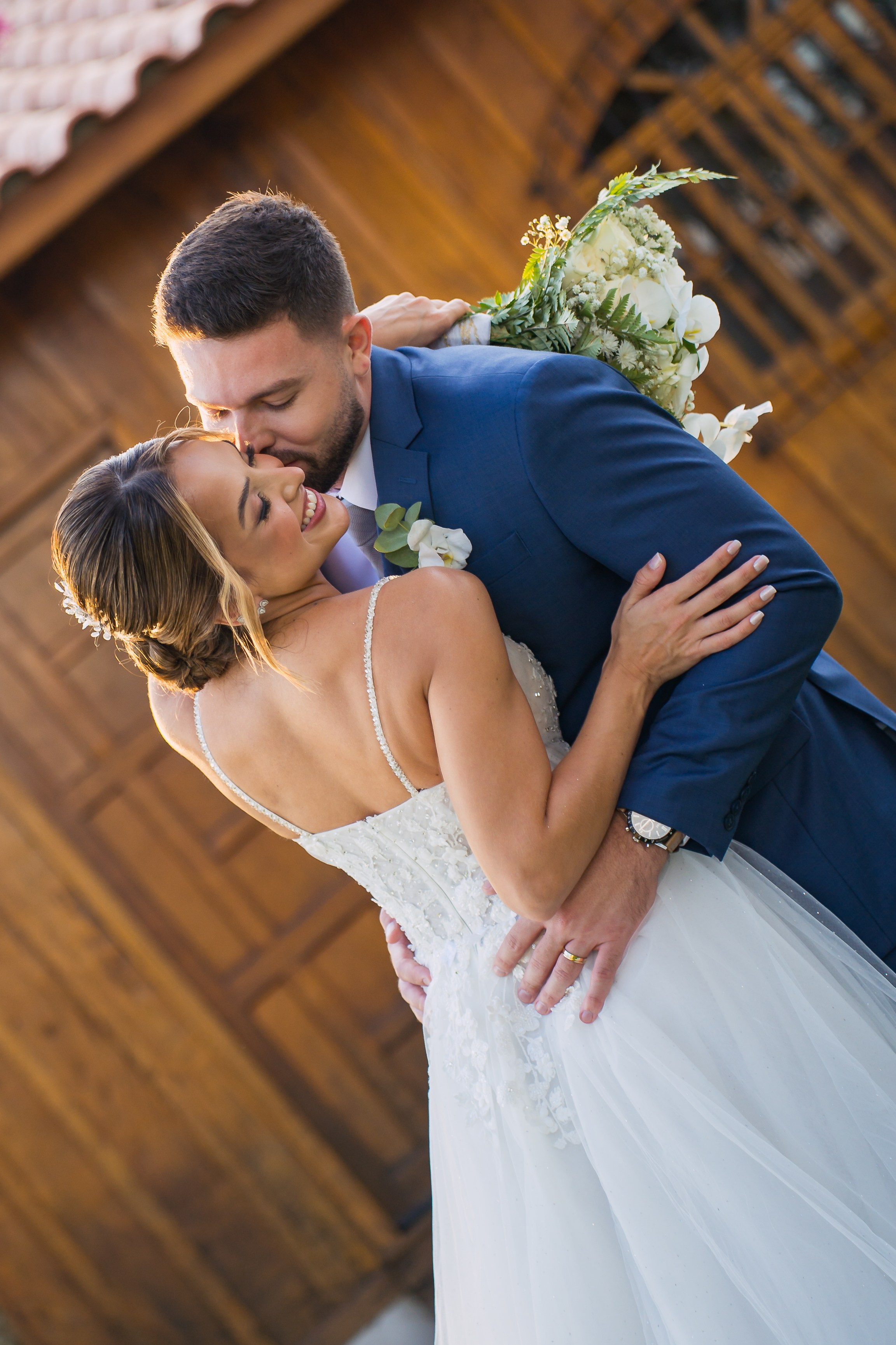 História de Aline & Gabriel. O Casal Dos Noivos
