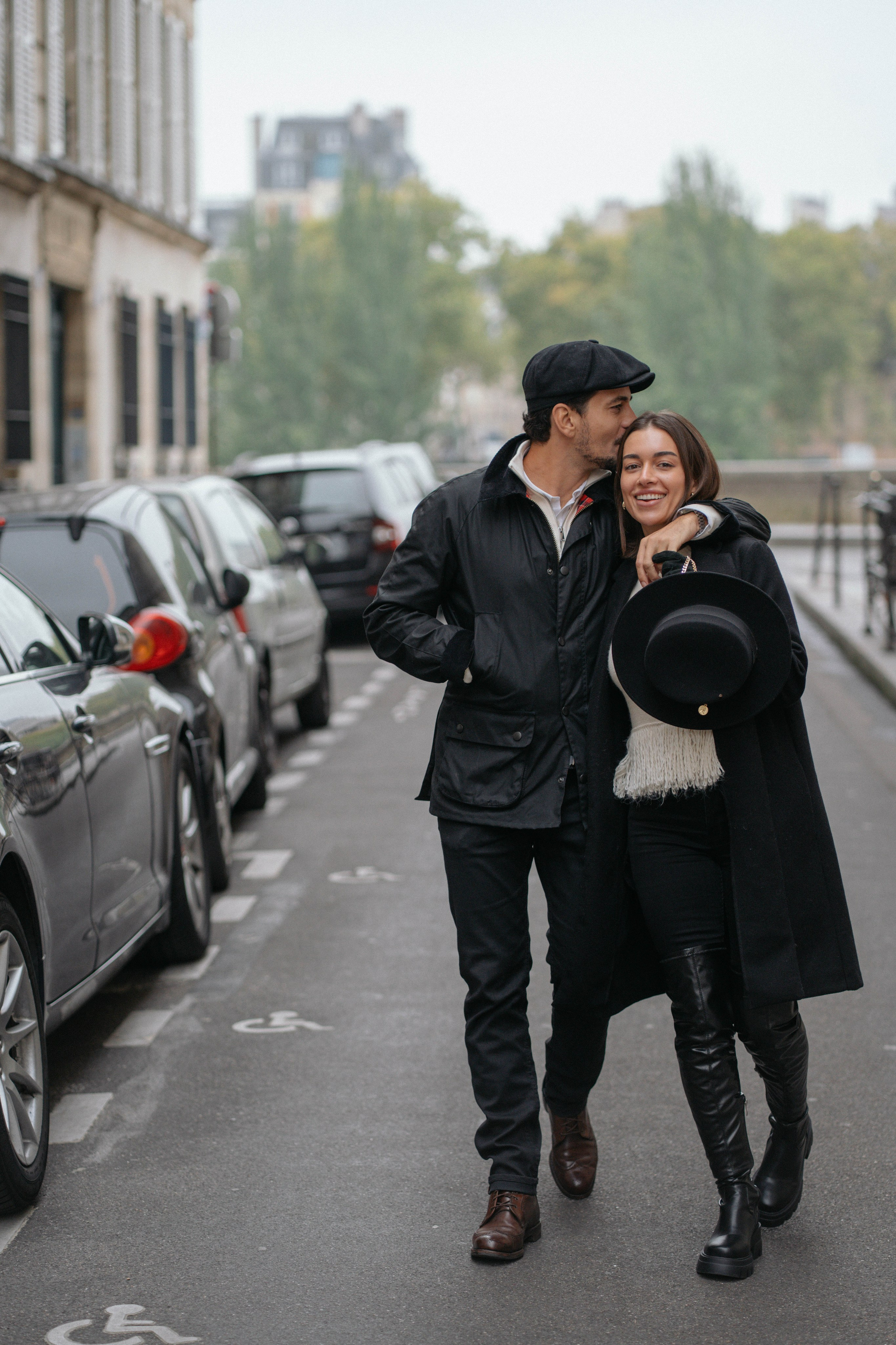 романтическая фотосессия на набережных Парижа