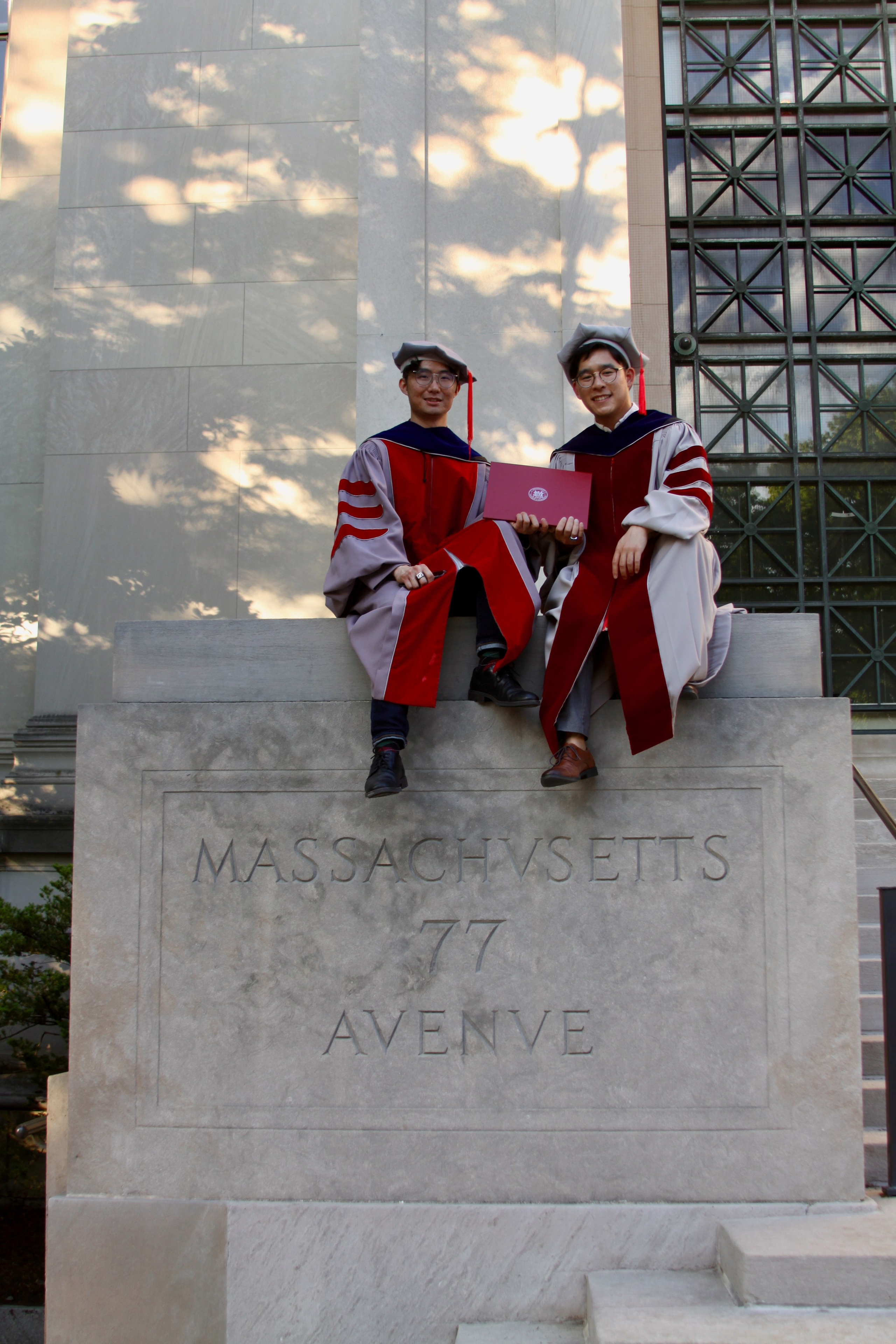 PhD graduation with Elton. Kelly Sang, graduation and portrait photographer in Boston