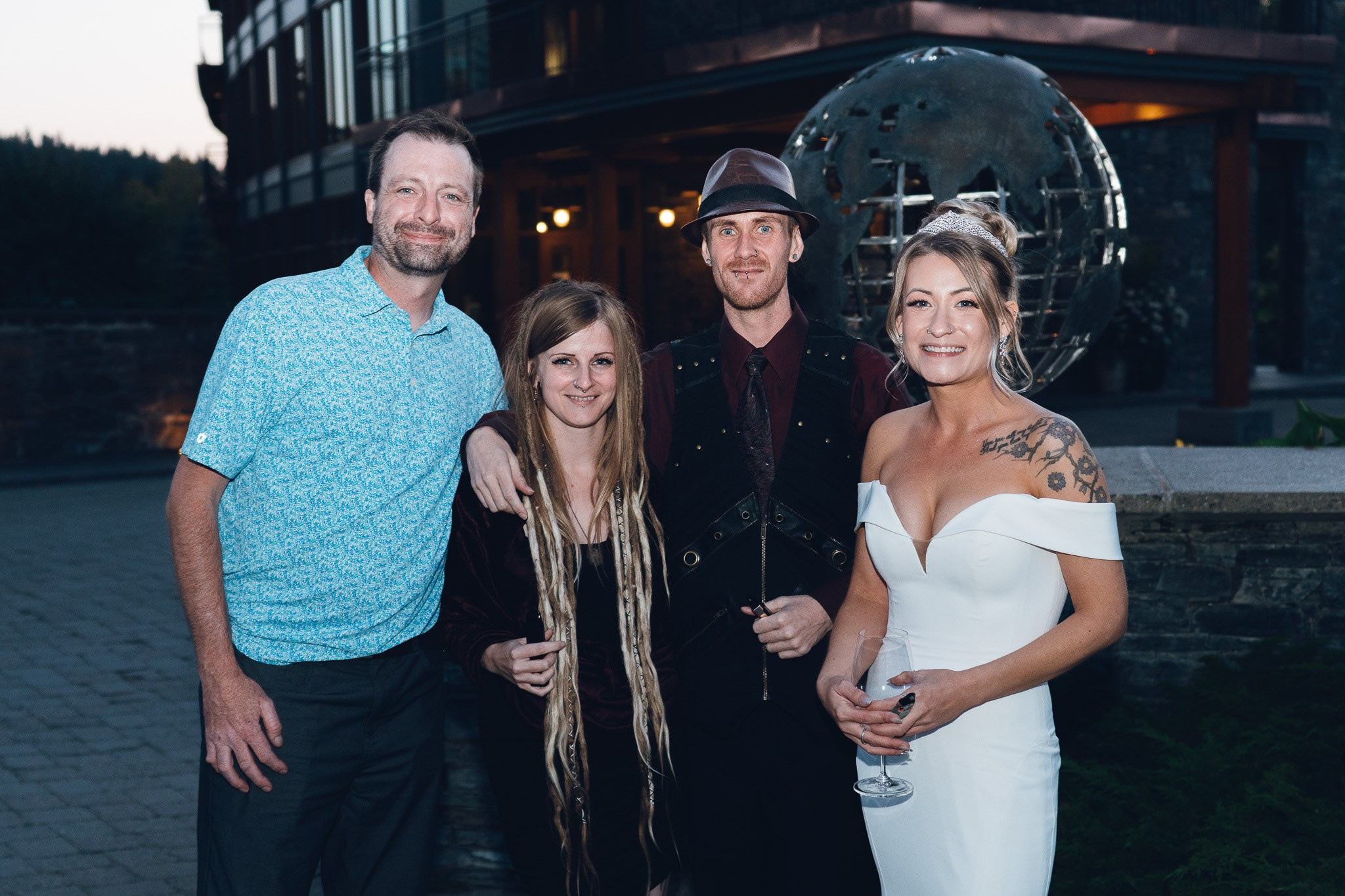 Wedding in a Bragg Creek, Alberta