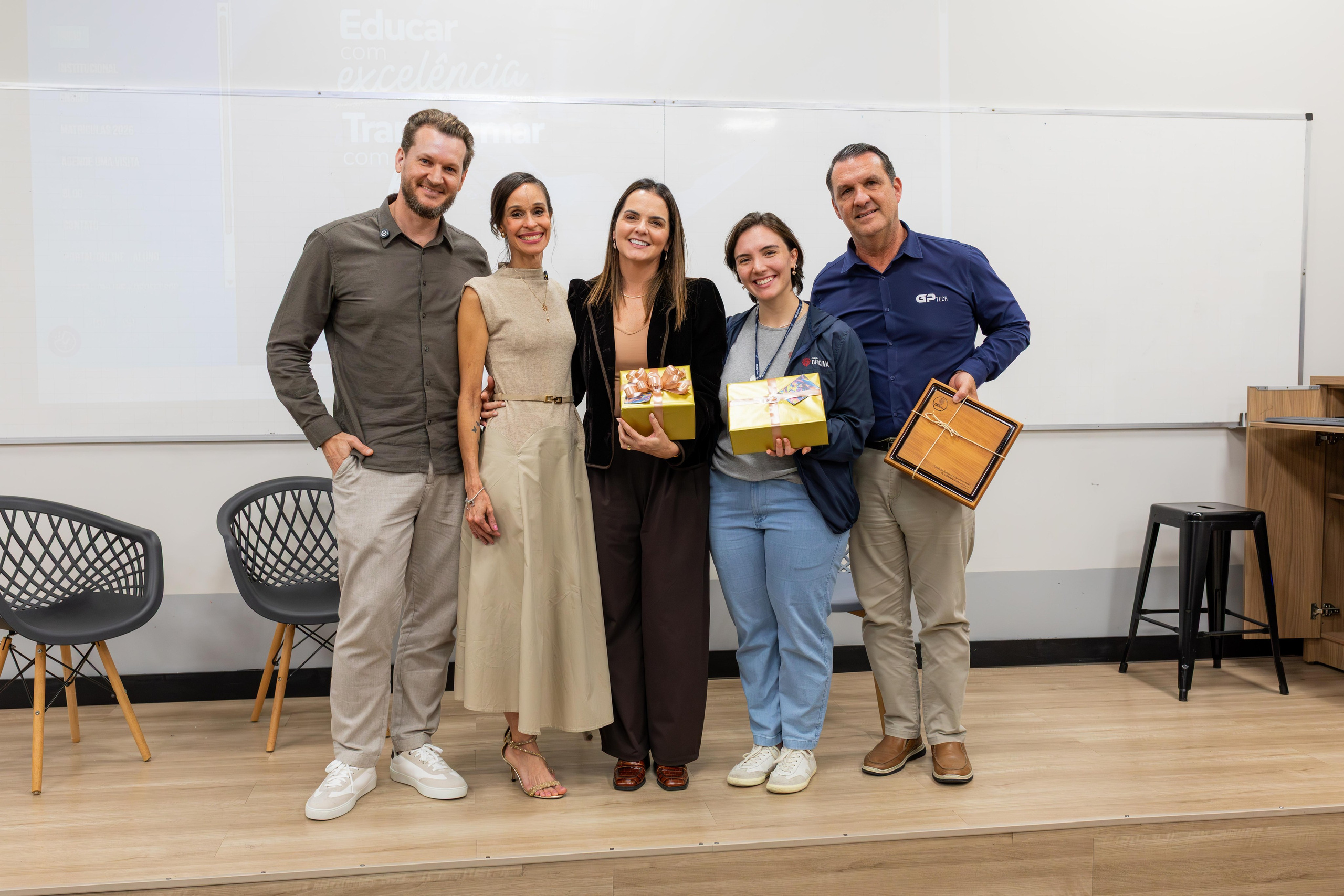 Cobertura fotográfica de premiação e homenagem corporativa em Joinville - Lenofotografia