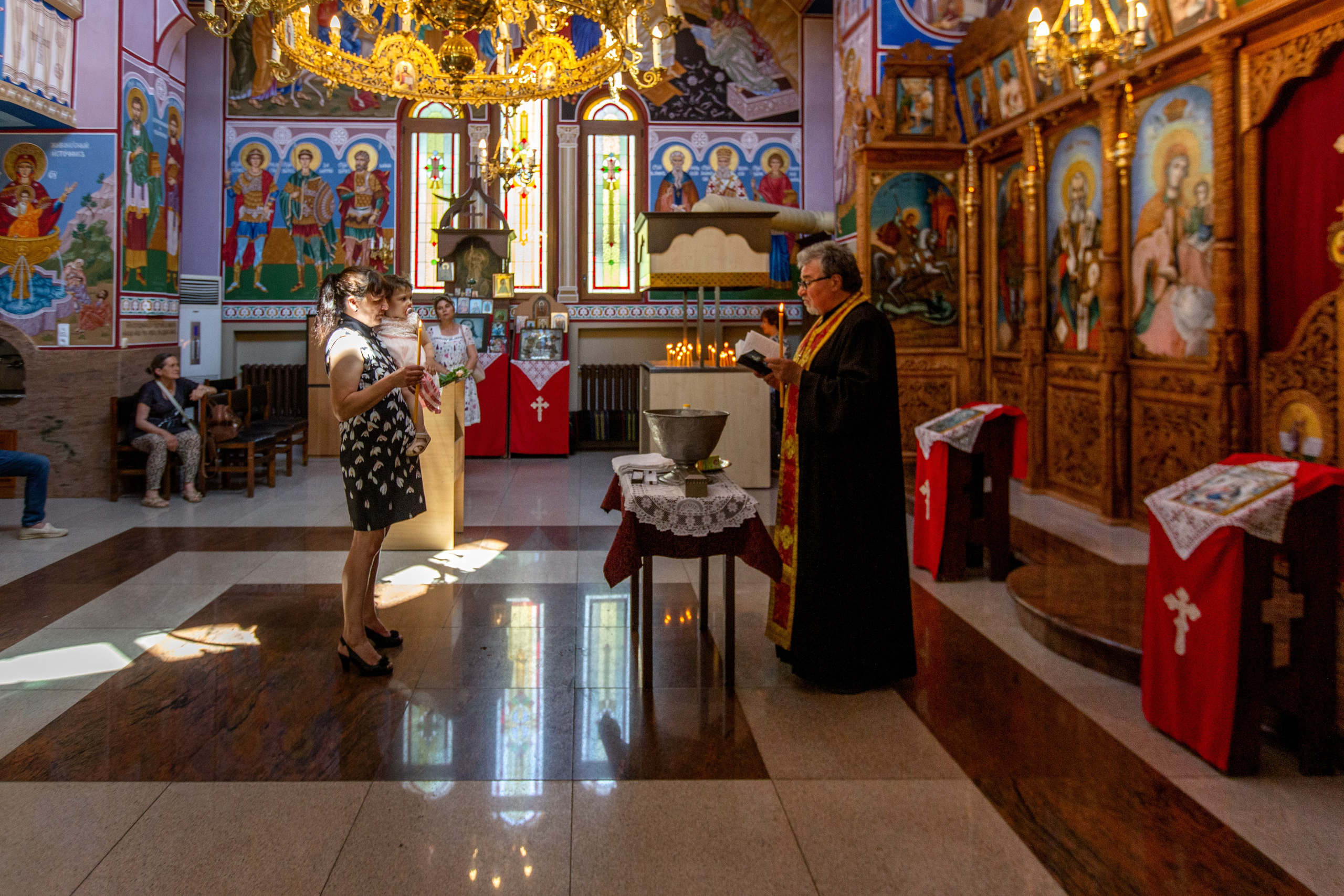 Крещение фото. Семейный фотограф в Бургасе Владимир