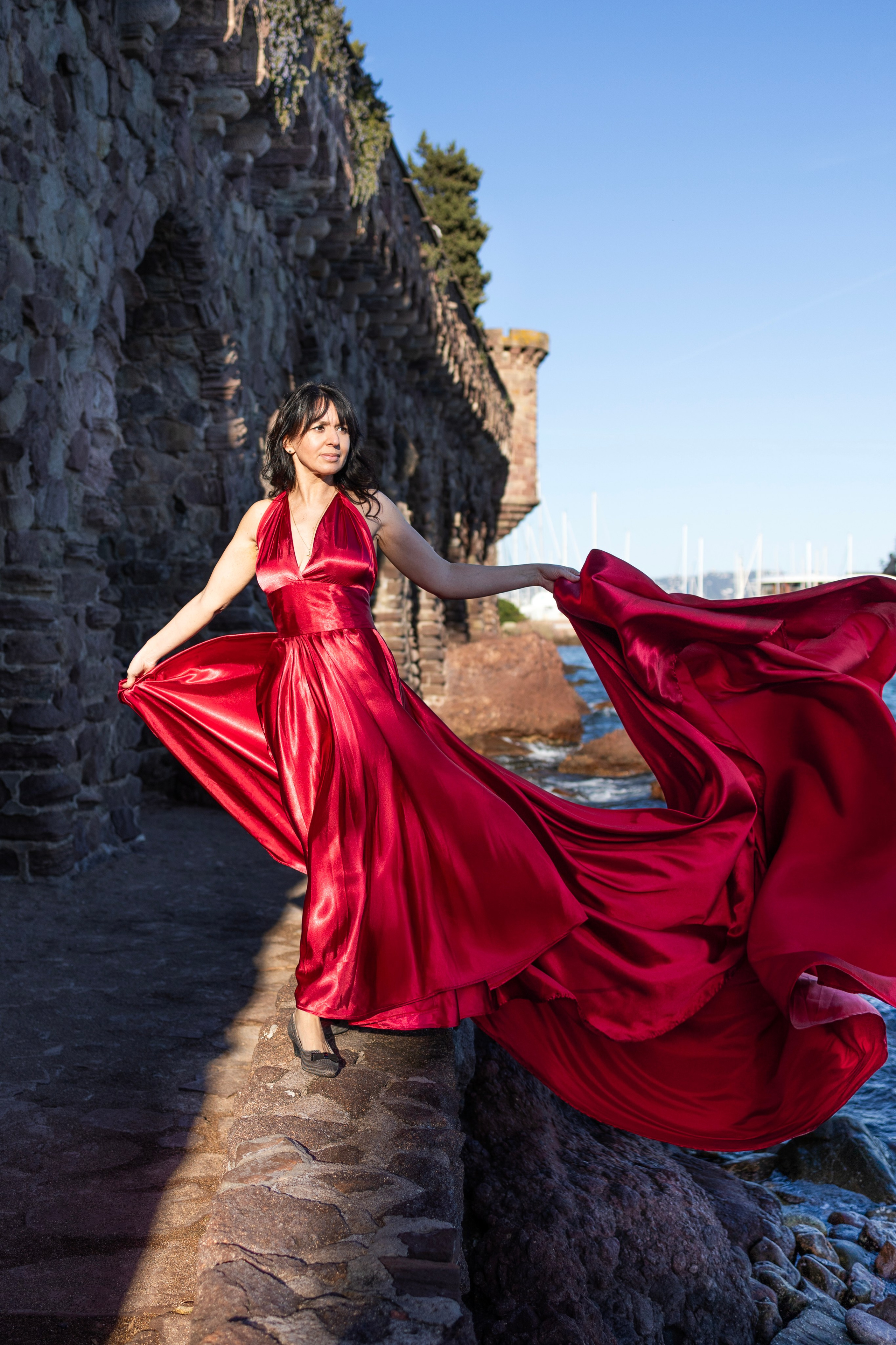 Long dresses shooting. Photographer in Munich