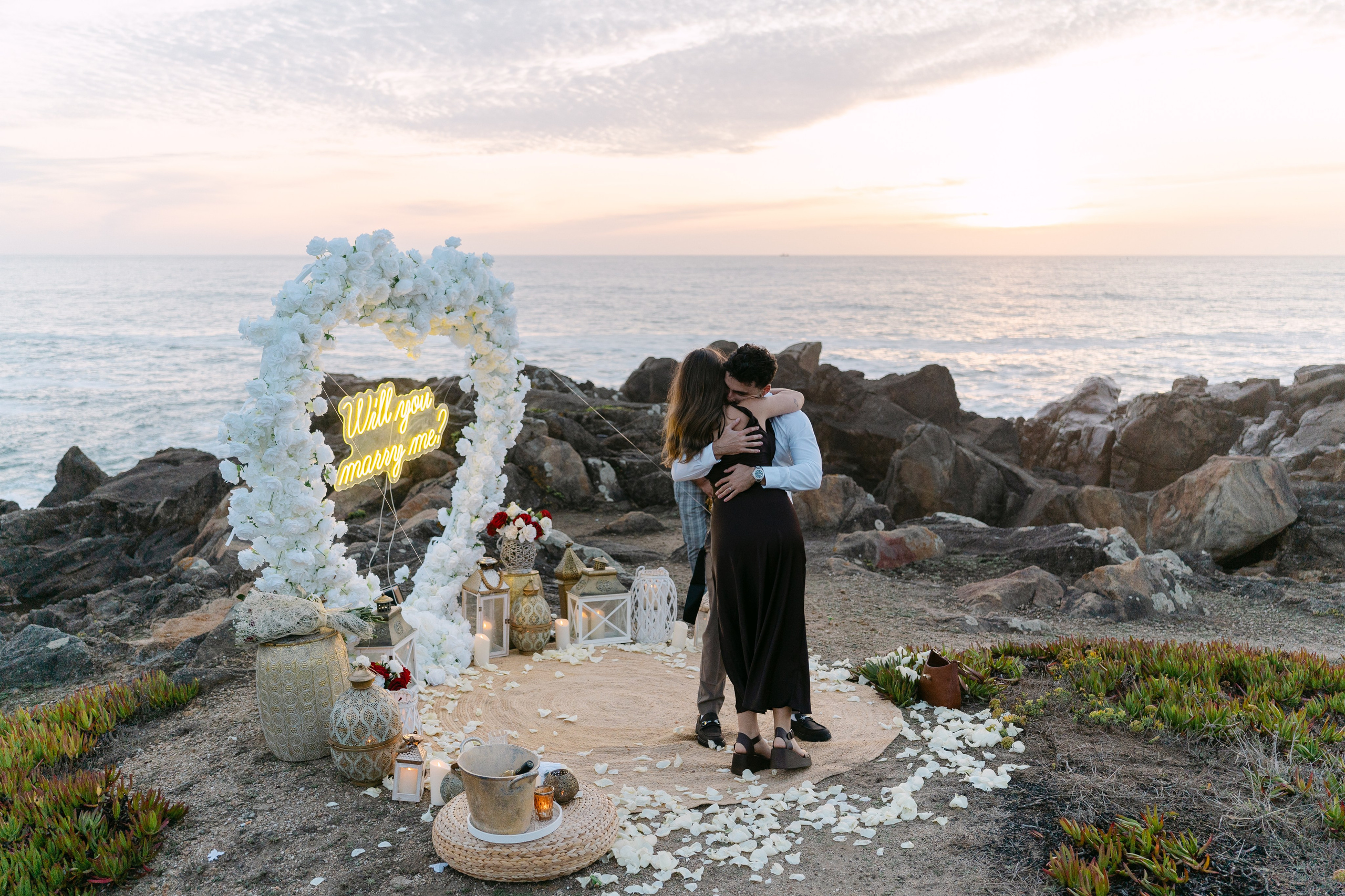 Wedding Proposal at the Beach. Davi Valente
