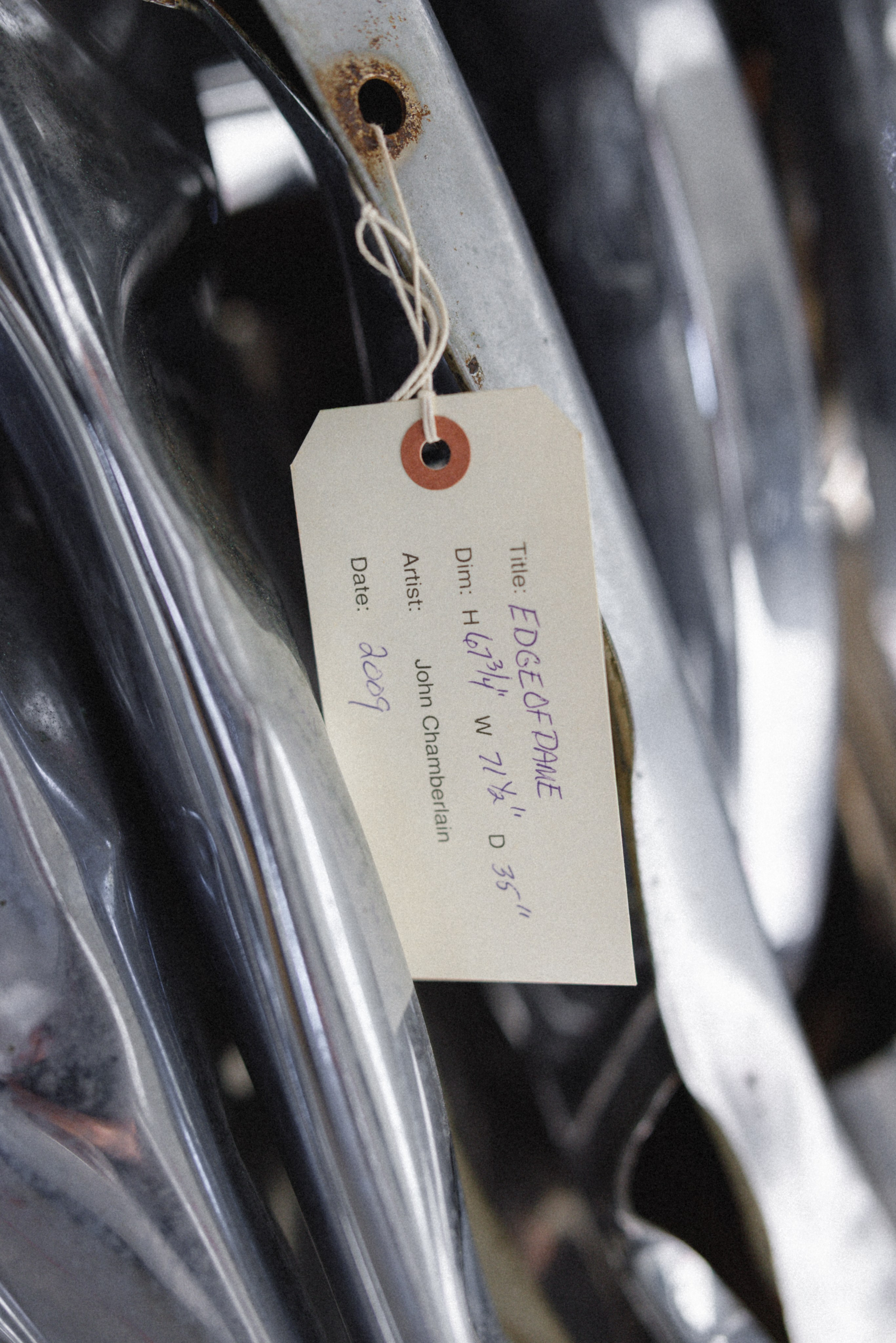 JOHN CHAMBERLAIN STUDIO. Photographer in New York City