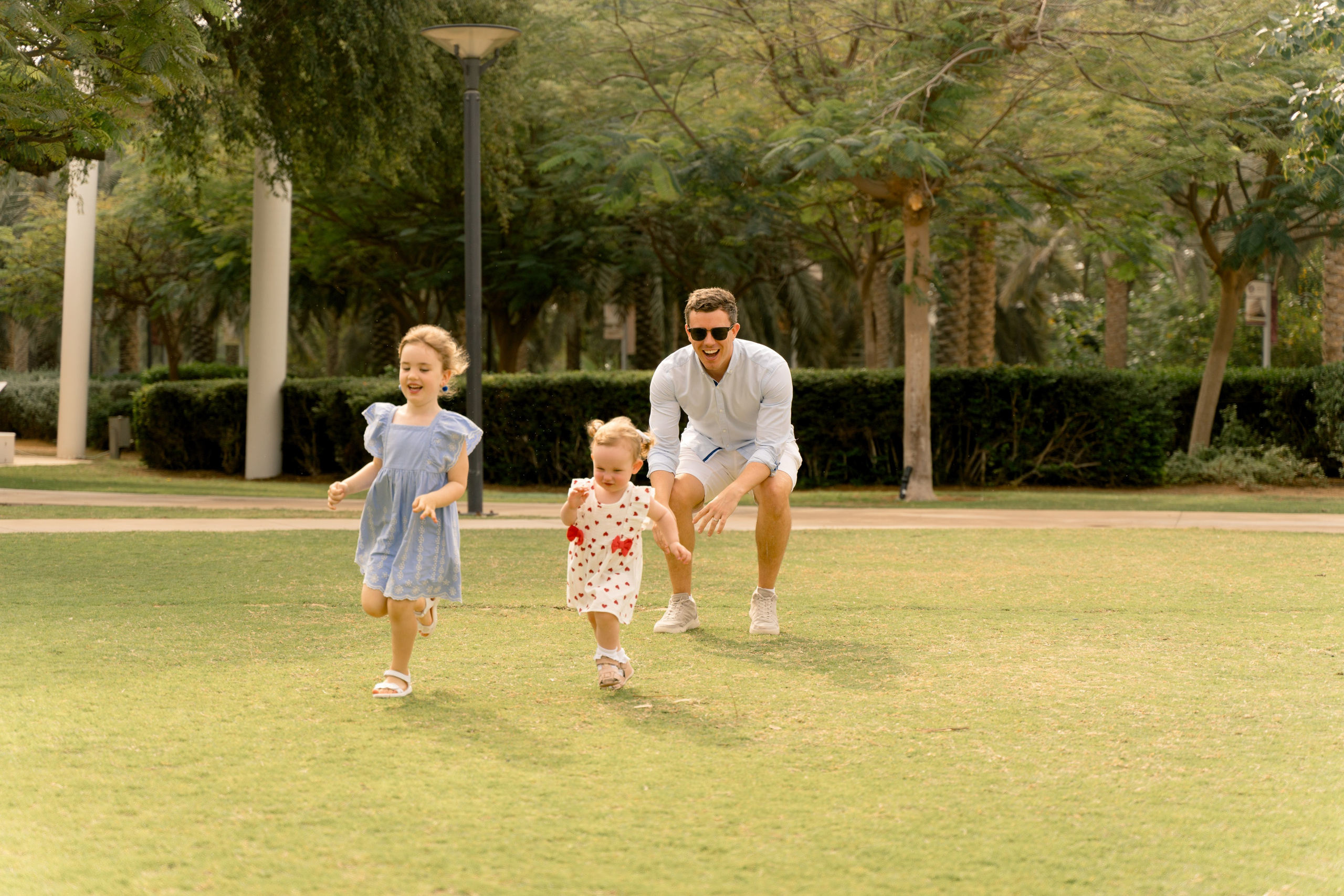 Семейная съемка в парке. Фотограф в Абу Даби Марина