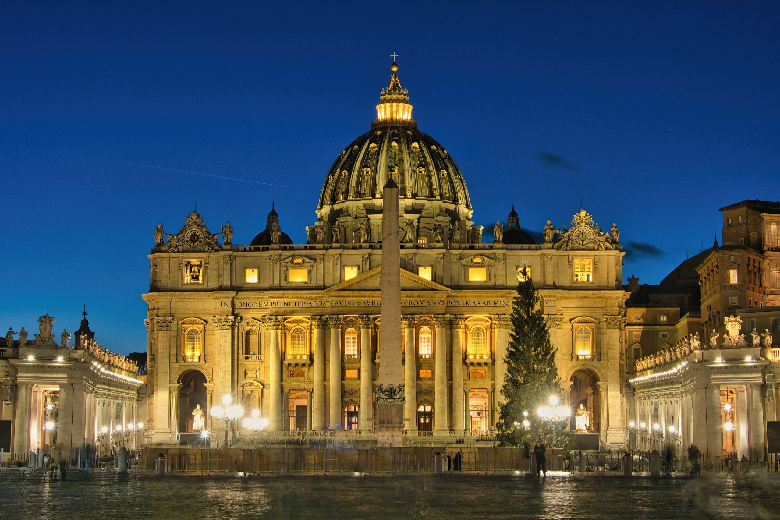 Rome Italy — The Vatican at dusk — Eduardo Bartoli Fine Art Photography — Fine art photograph of St. Peter’s Square and the Vatican at dusk in Rome, Italy — photography by Eduardo Bartoli.
