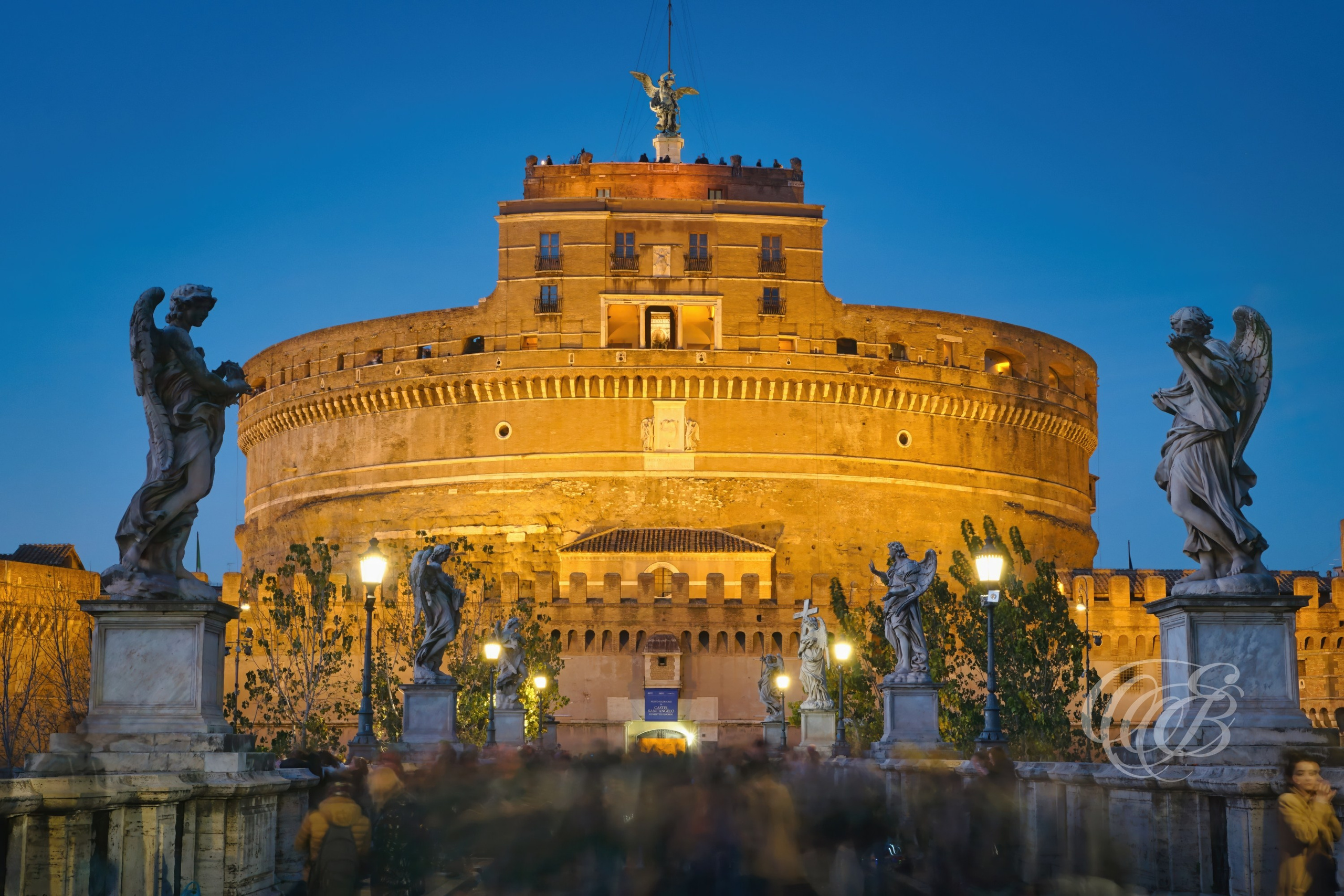Photography of Italy — Rome, Castel Sant’Angelo at Evening — Eduardo Bartoli Fine Art & Travel Photography